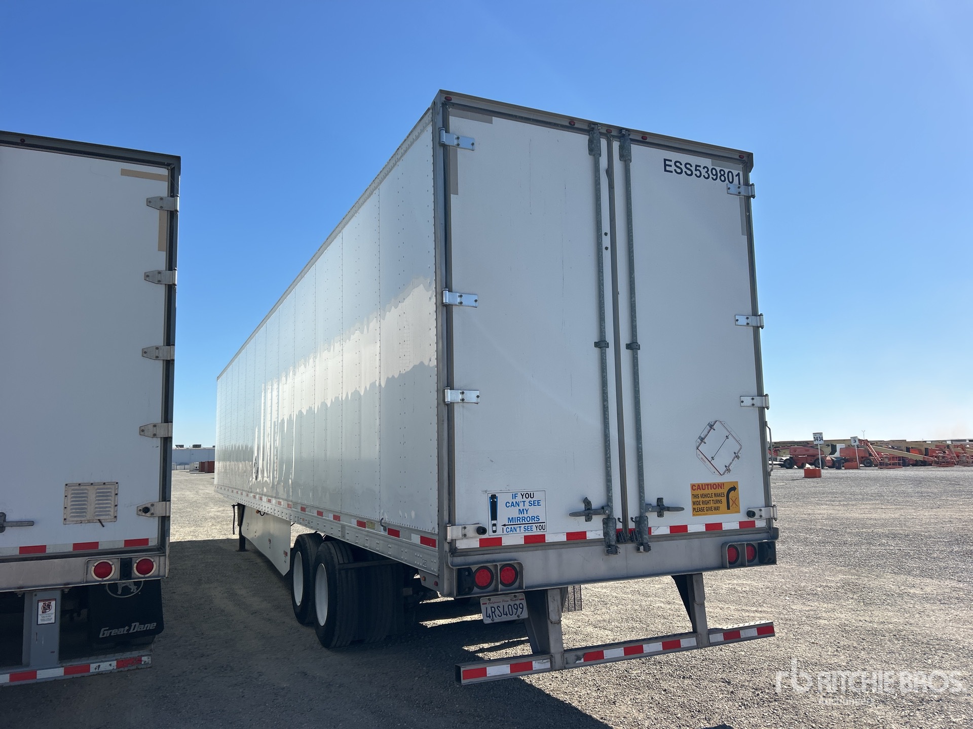 2019 Utility 53 ft x 102 in T/A