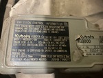Engine with Emission Label