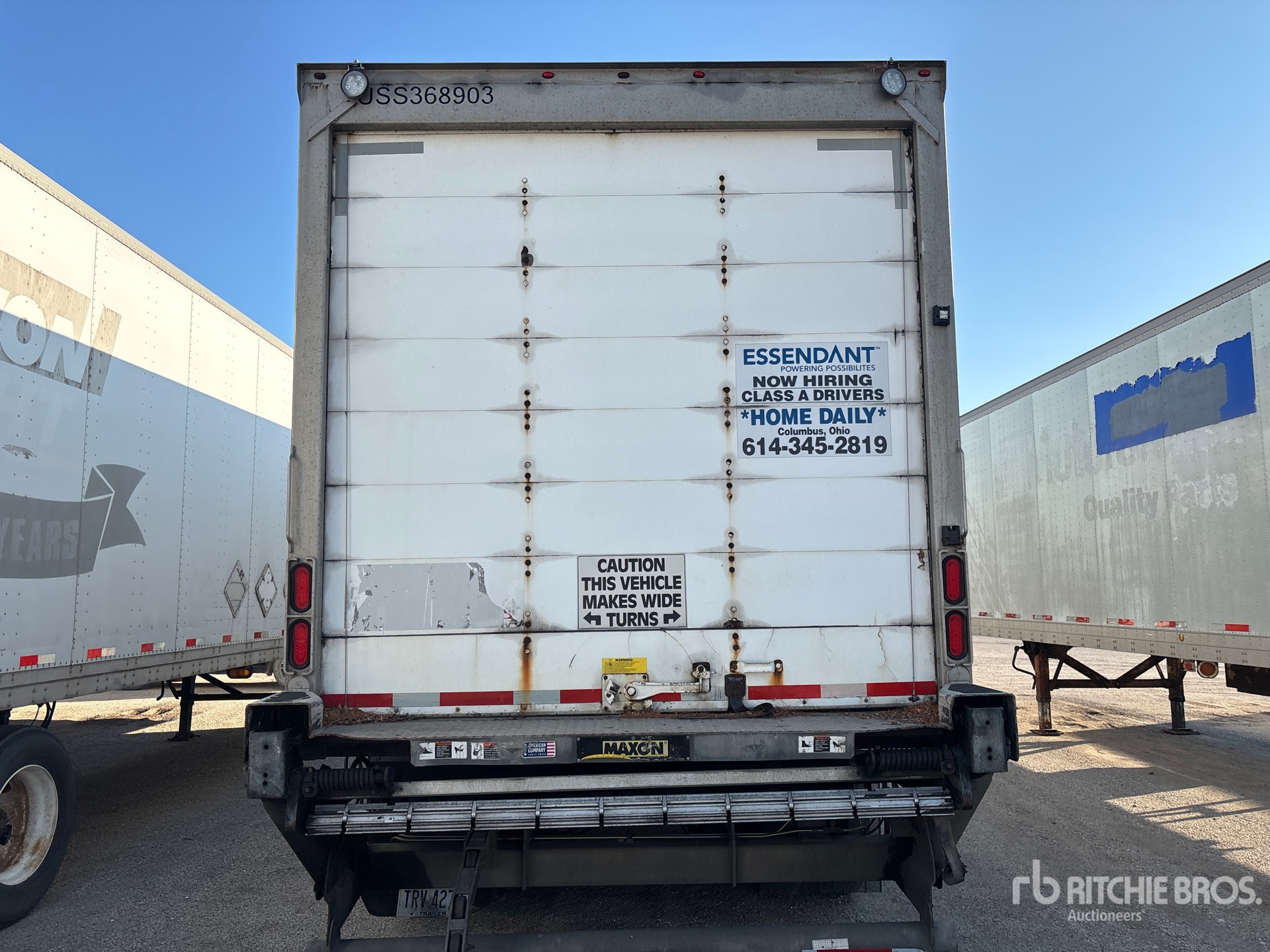 2015 Utility 36 ft T/A