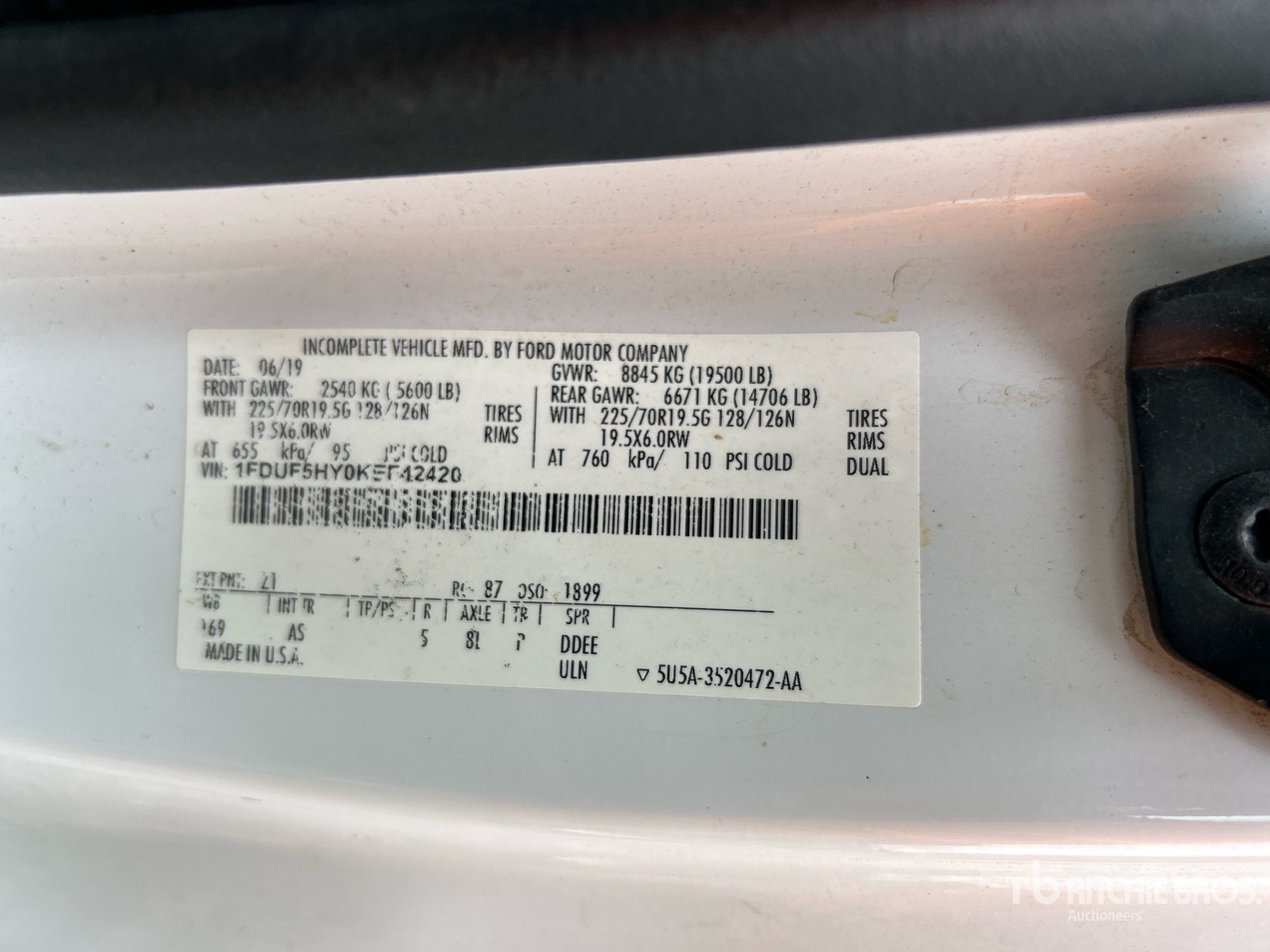 2019 Ford F-550