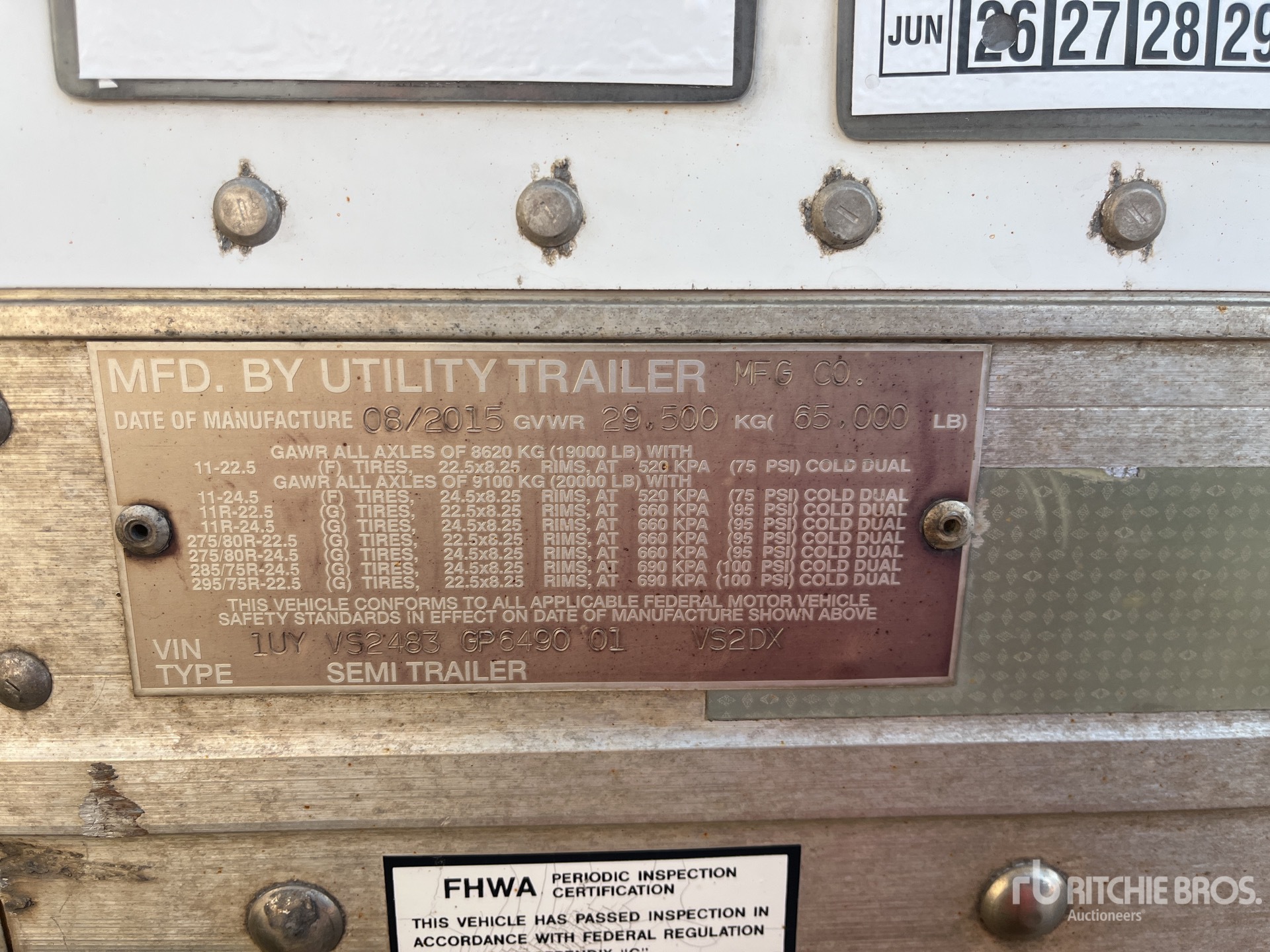2016 Utility VS2DX