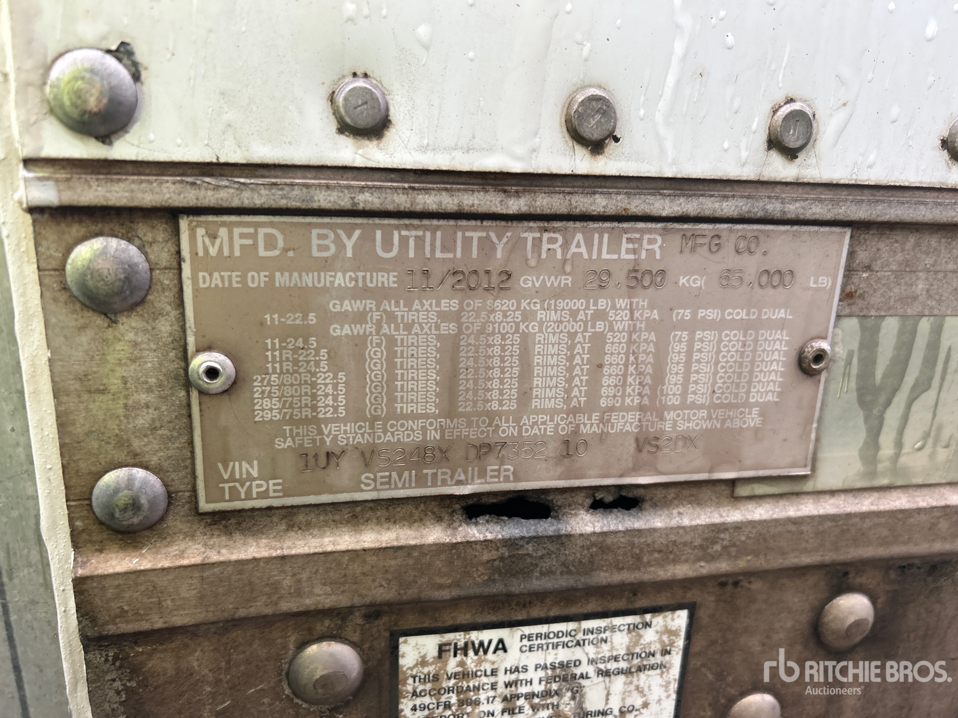 2013 Utility VS2DX
