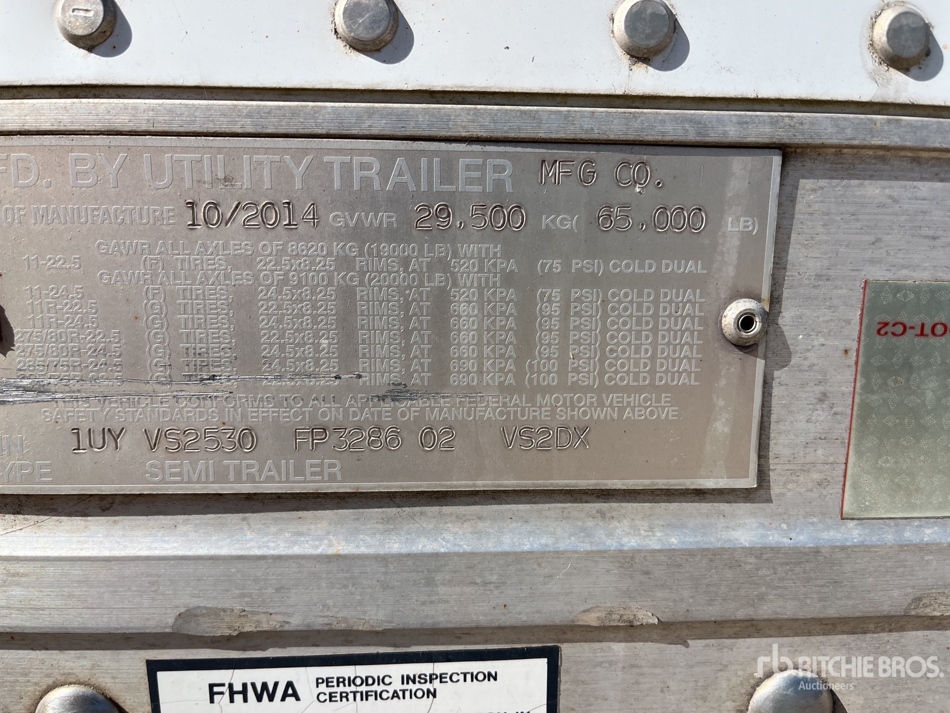 2015 Utility VS2DX