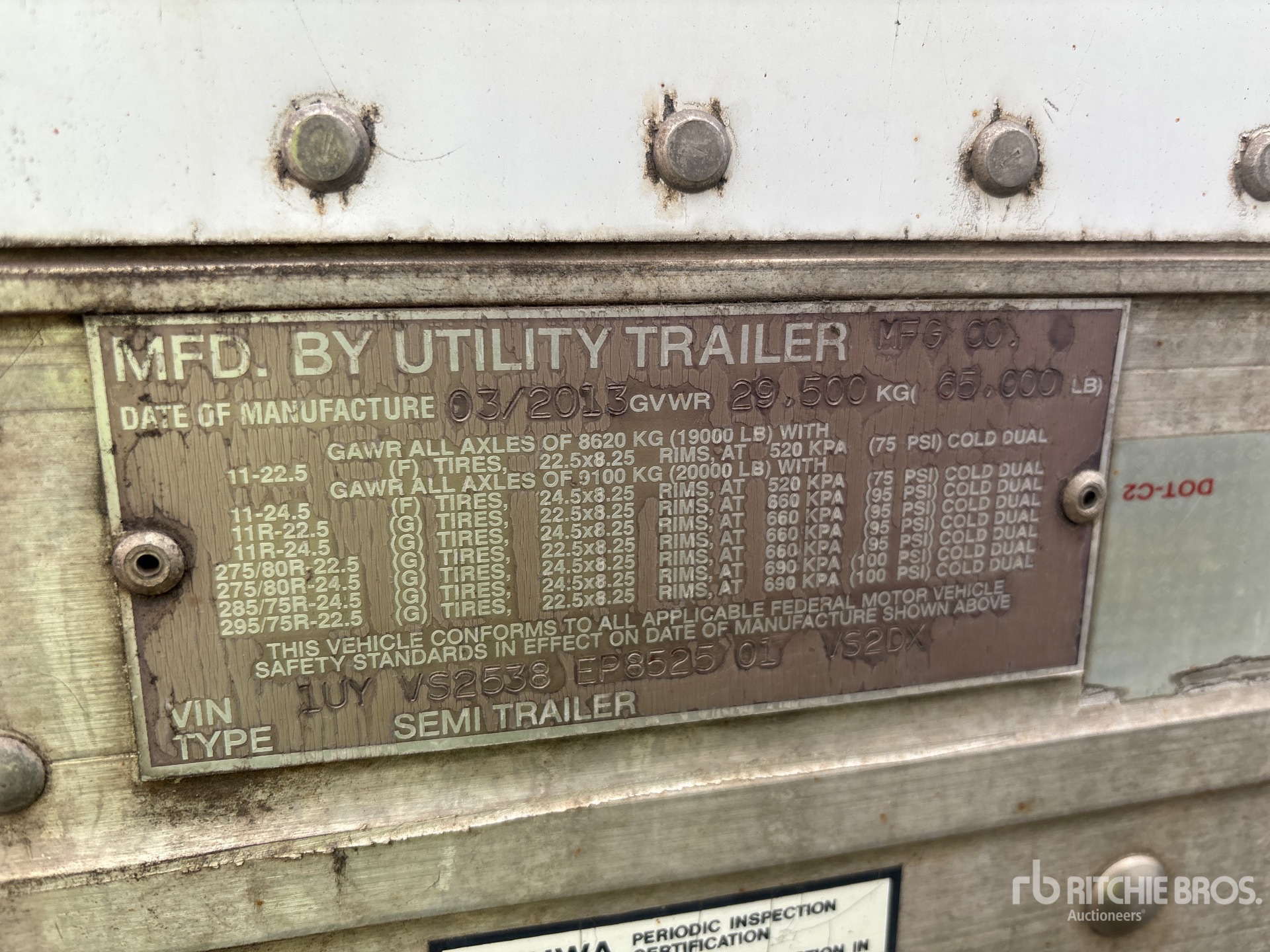 2014 Utility VS2DX