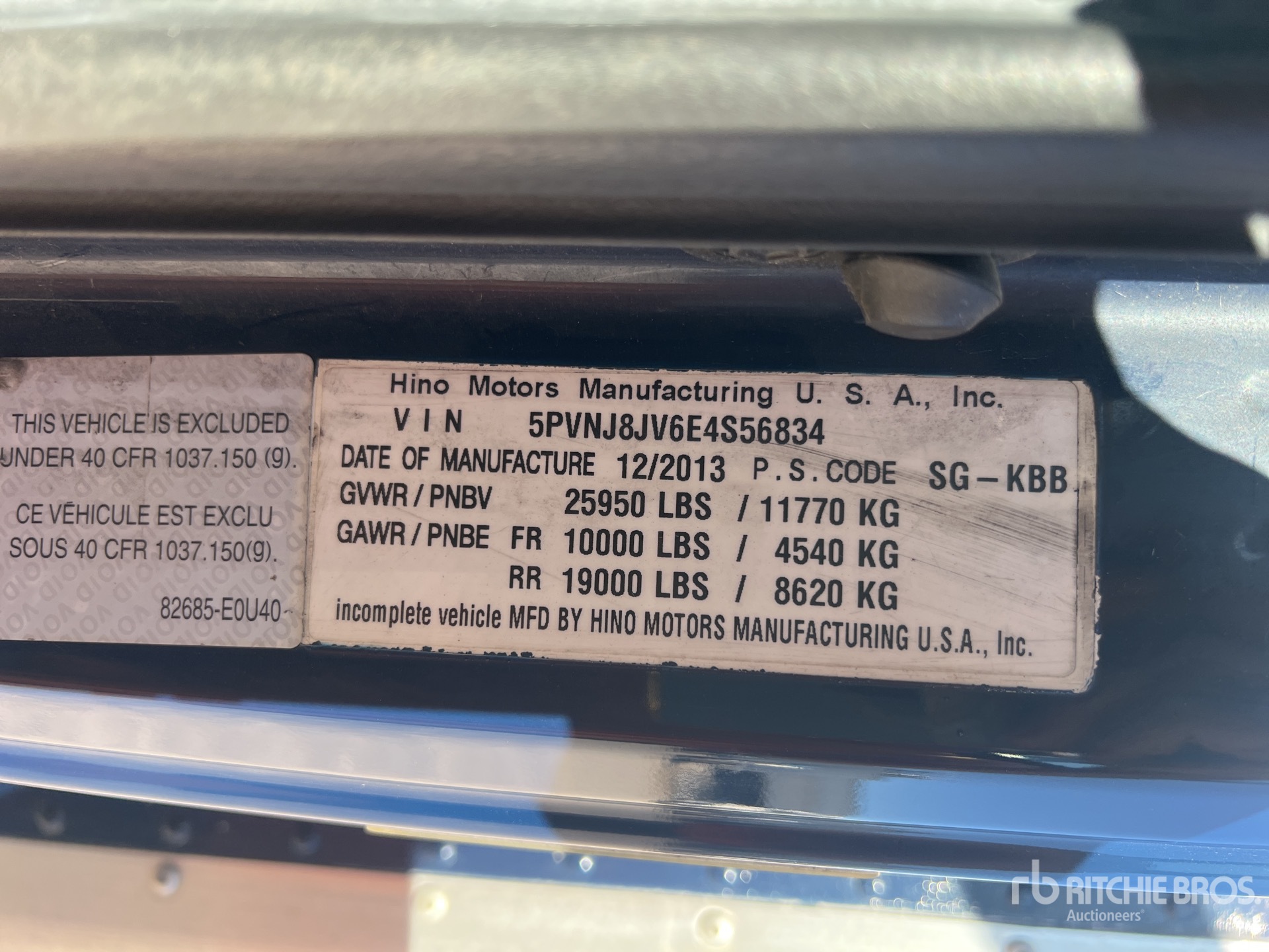 Photo of 2014 Hino 268