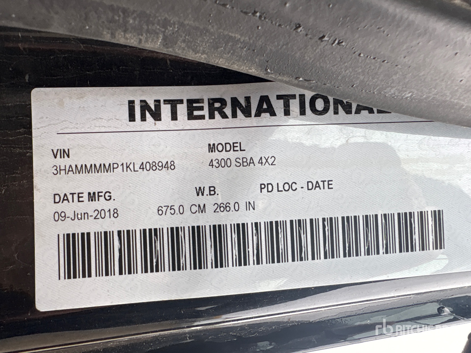 2019 International DuraStar 4300