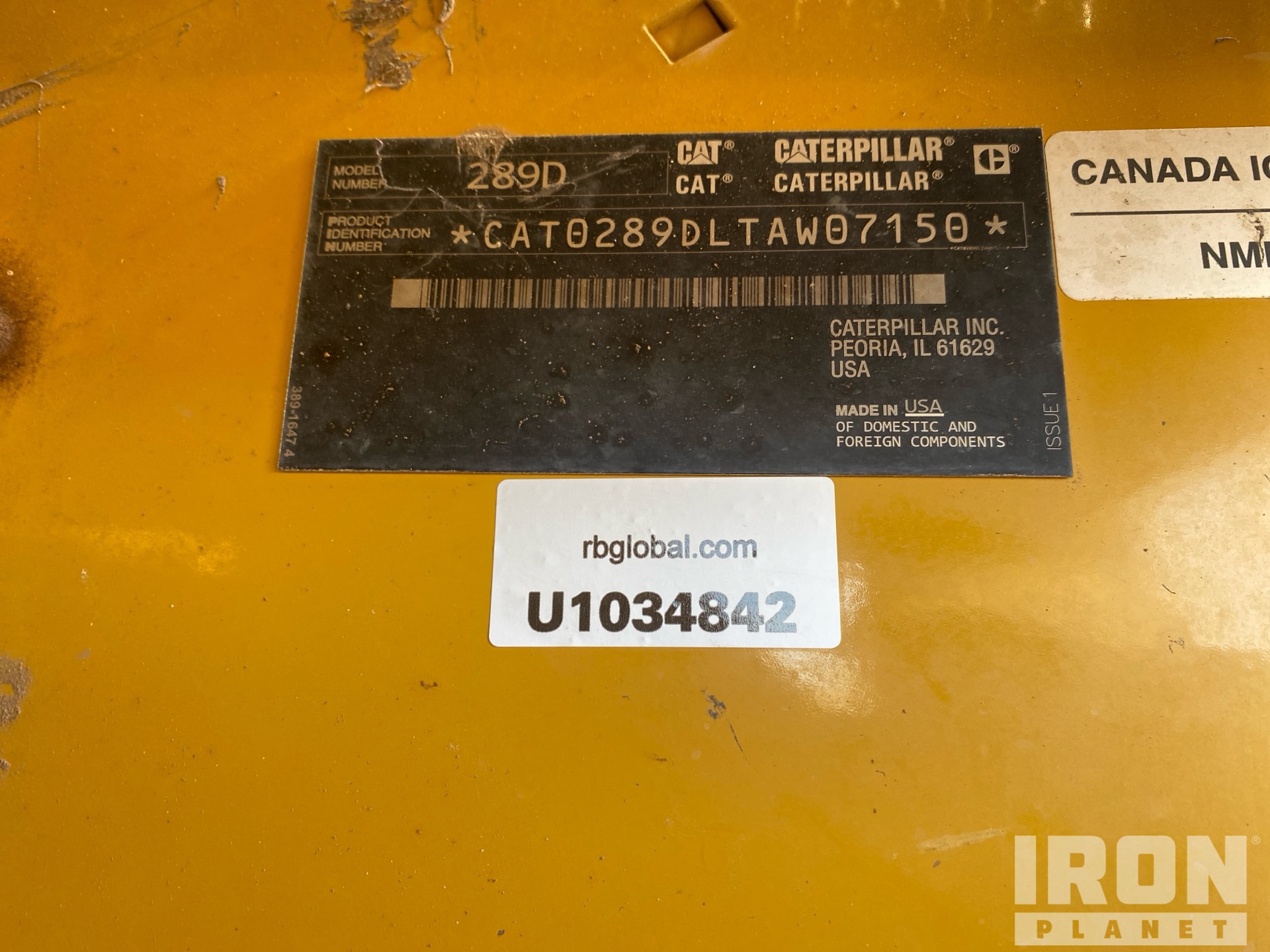2017 Caterpillar 289D