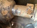 Undercarriage with Left Track Tensioner