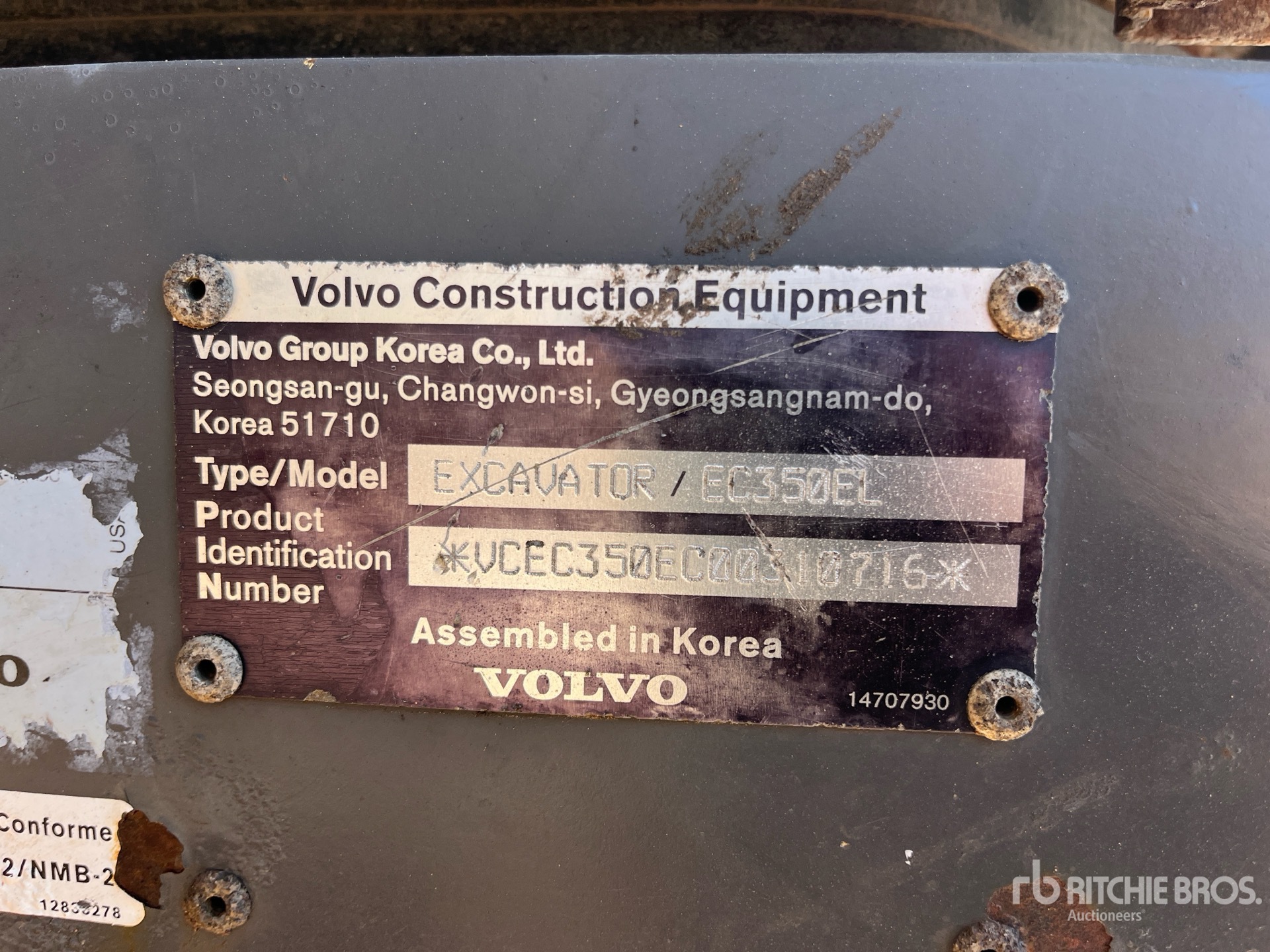 2019 Volvo EC350EL