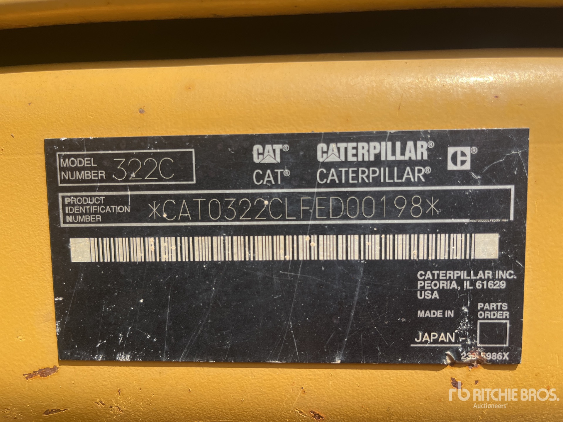 2004 Caterpillar 322C