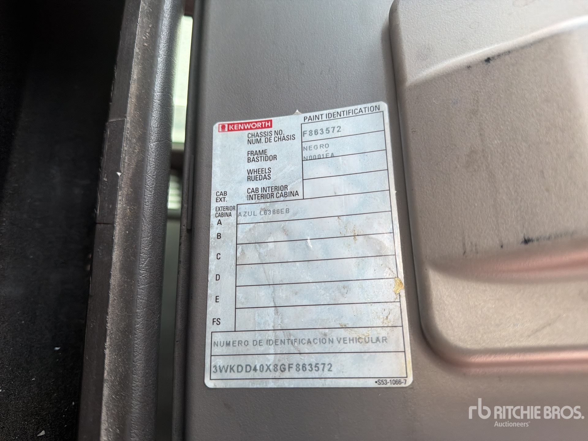 2016 Kenworth T800