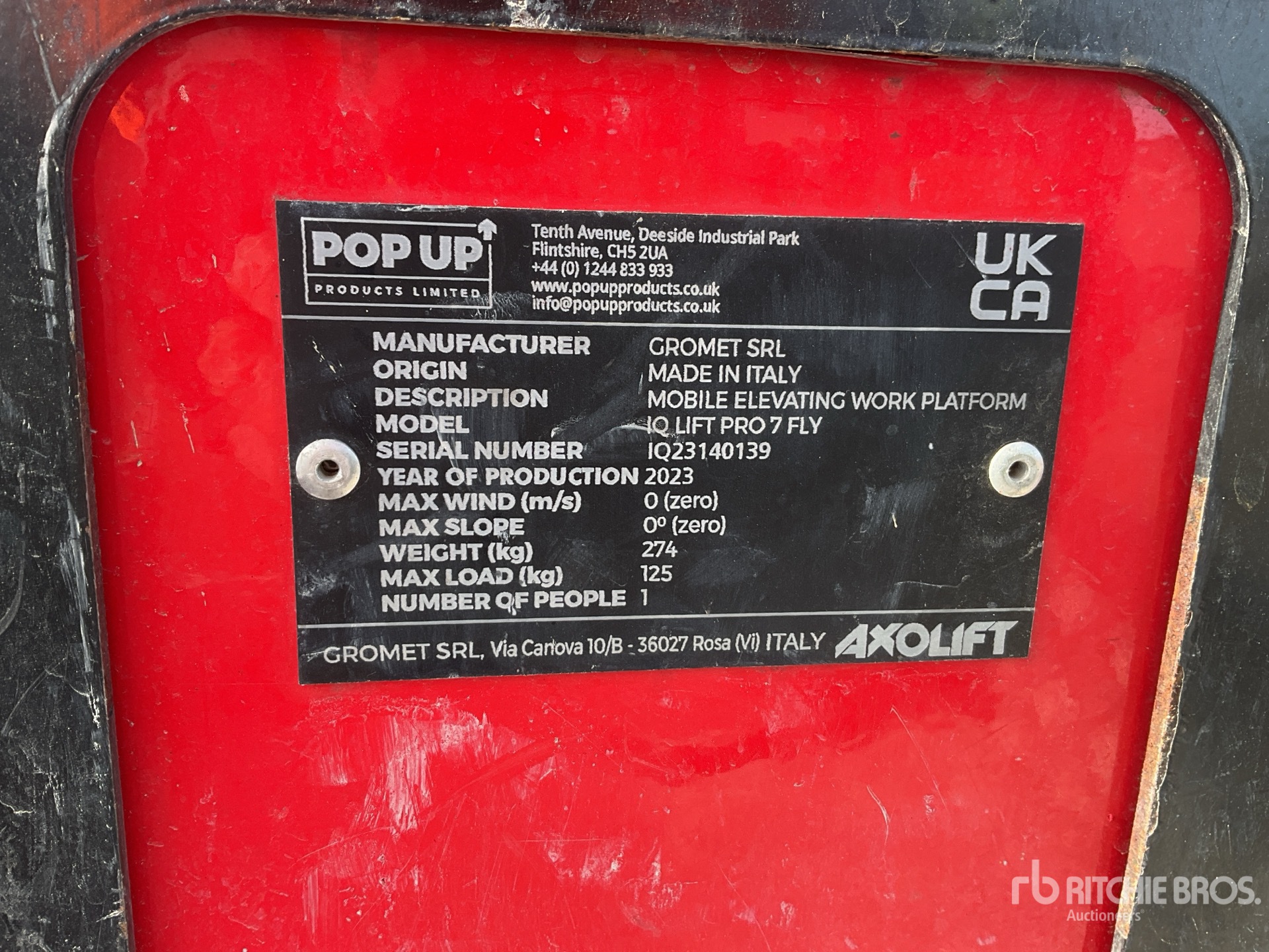 Pop Up IQ LIFT PRO 7