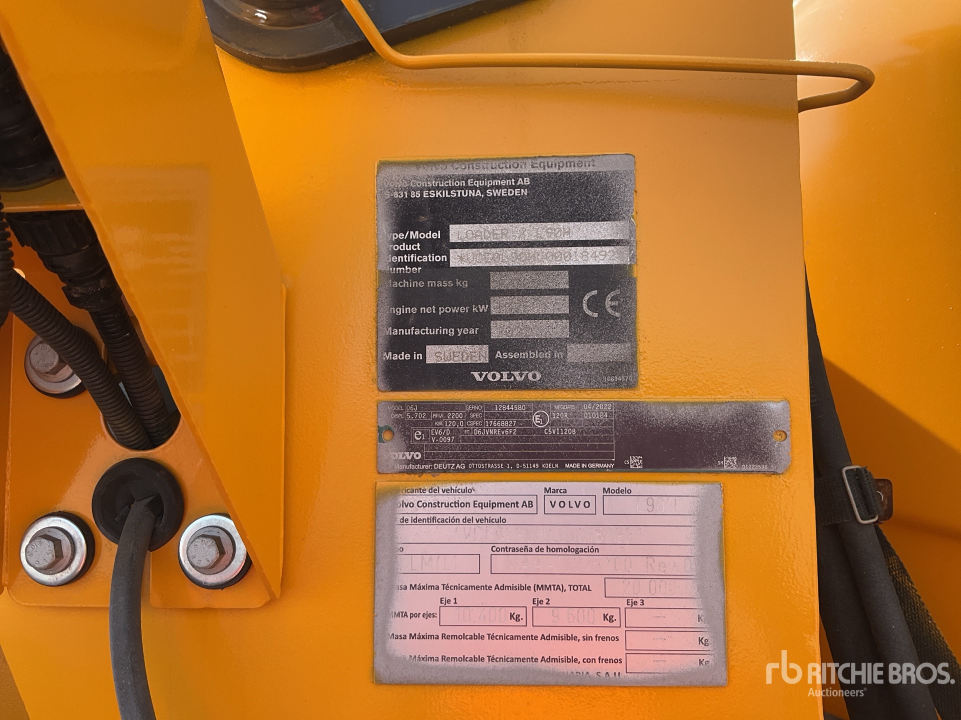 2022 Volvo L90H