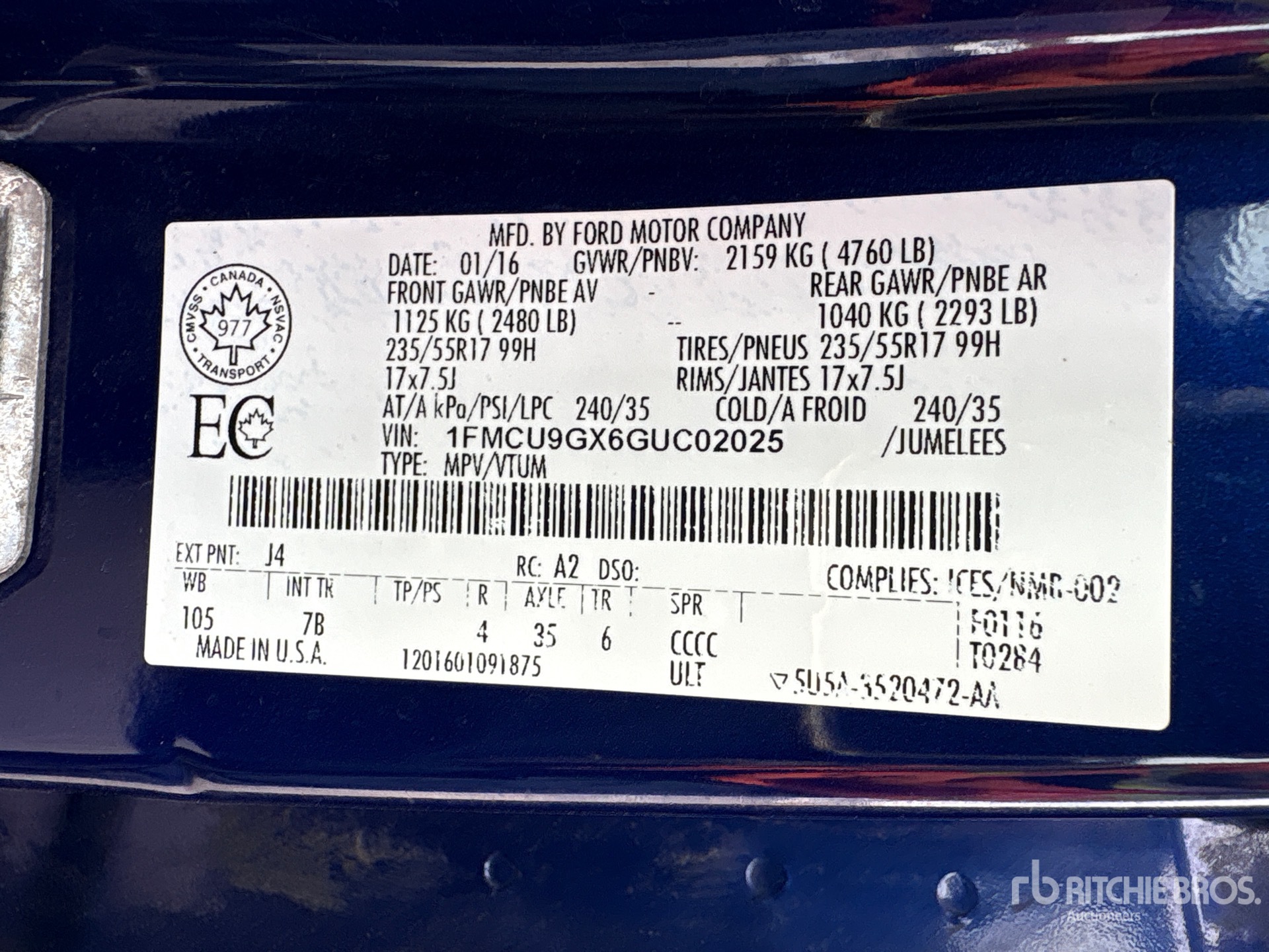 2016 Ford ESCAPE