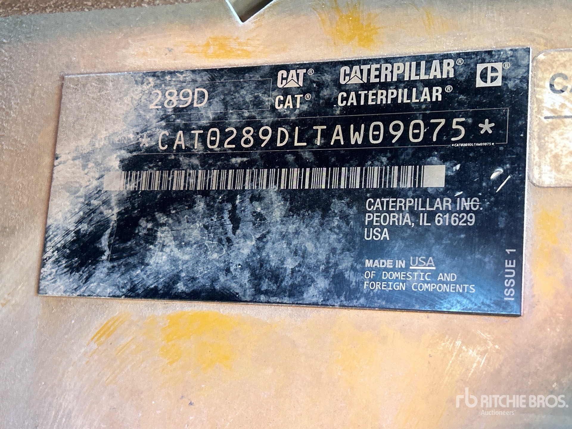 2018 Caterpillar 289D