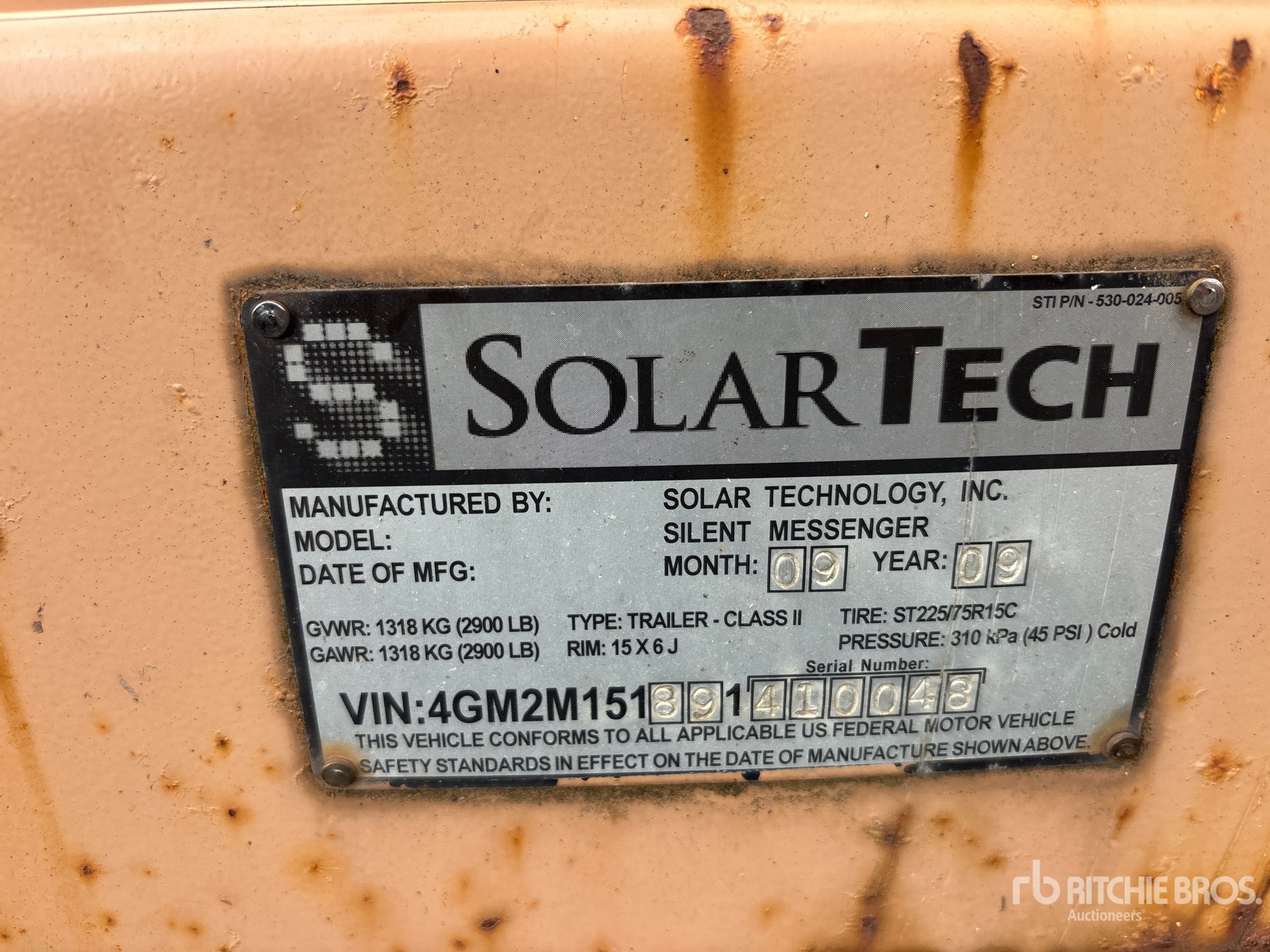 2009 Solar Tech SILENT MESSENGE