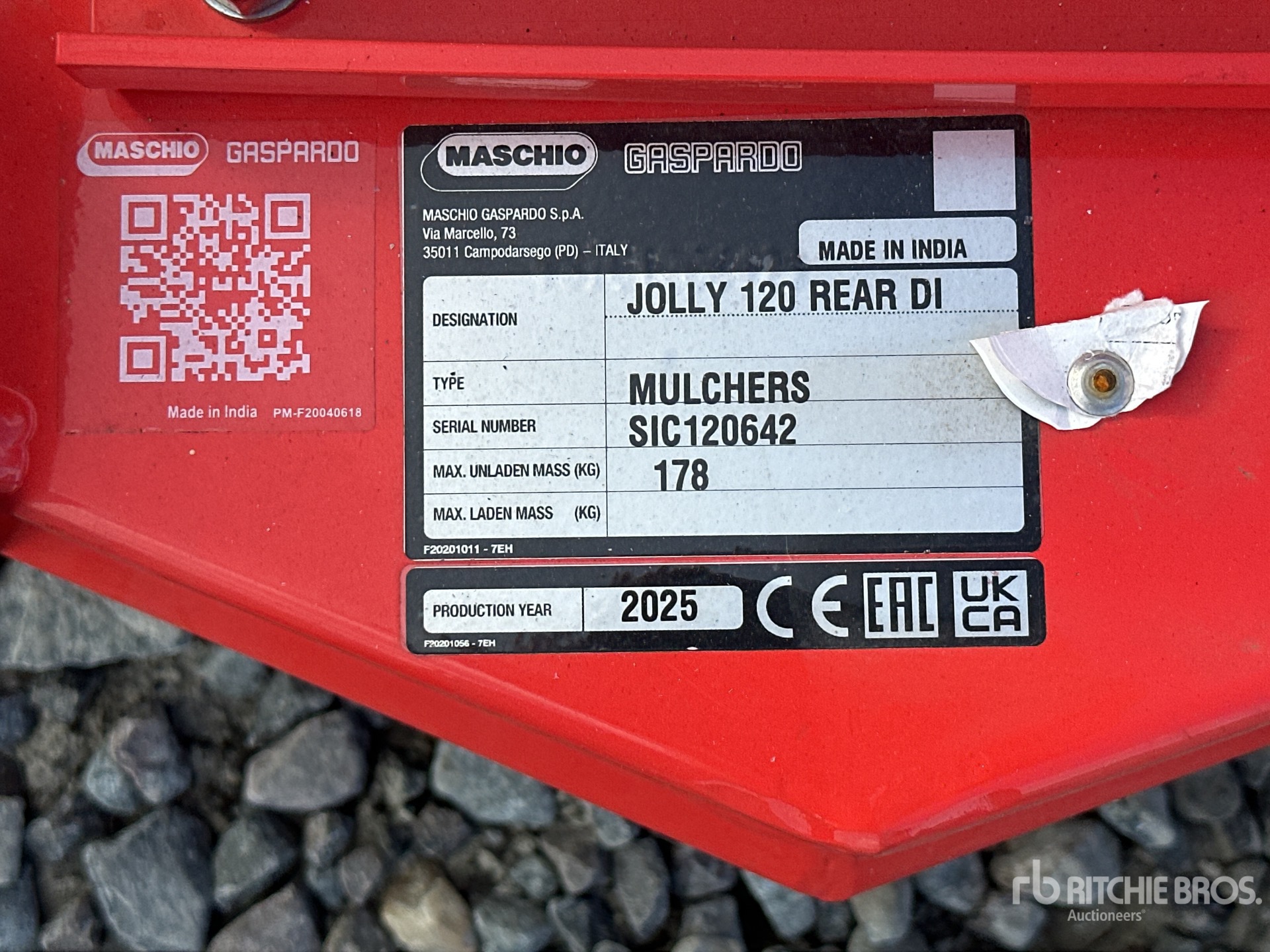 2025 Maschio JOLLY 120