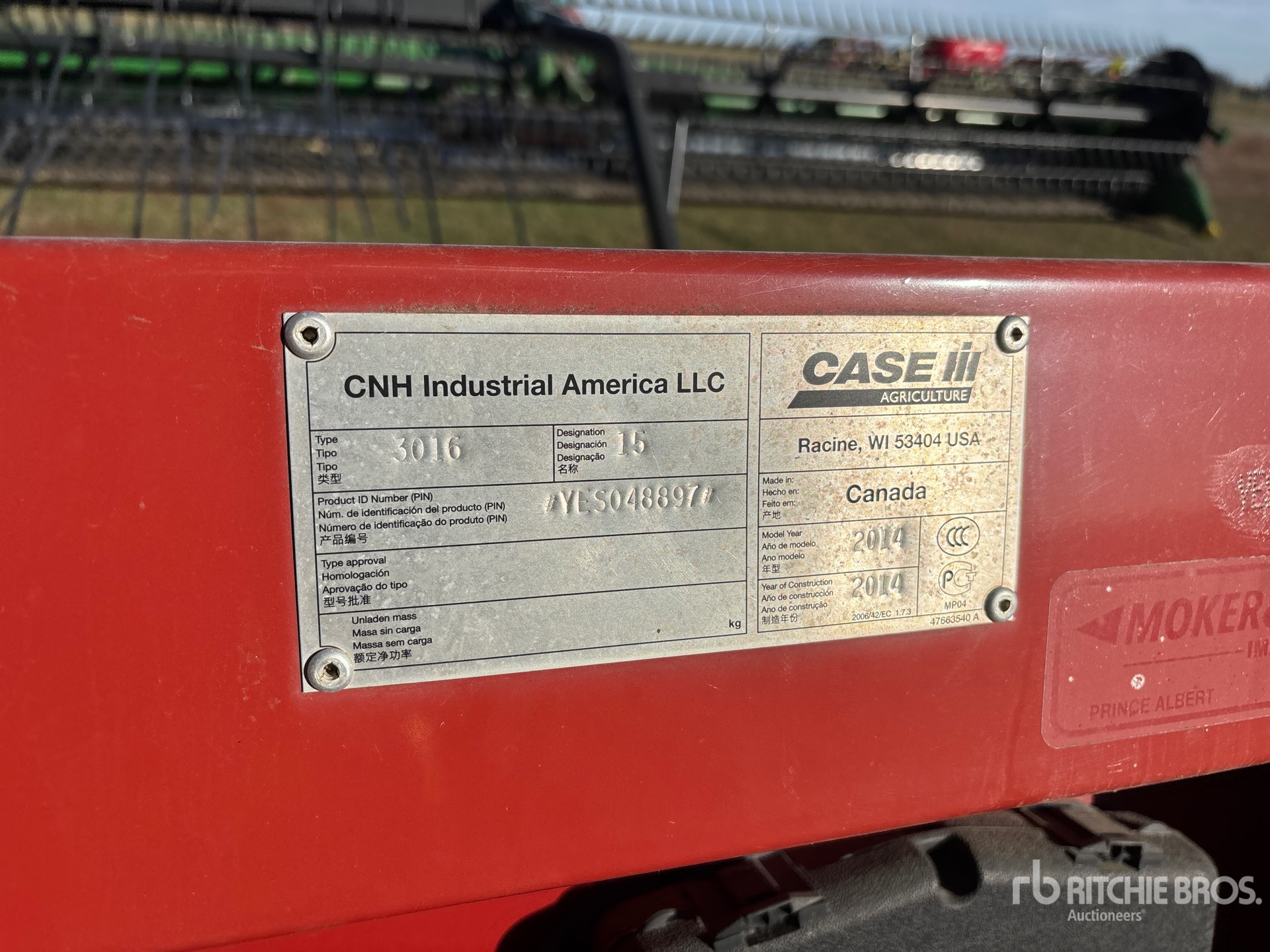 2014 Case Ih 3016