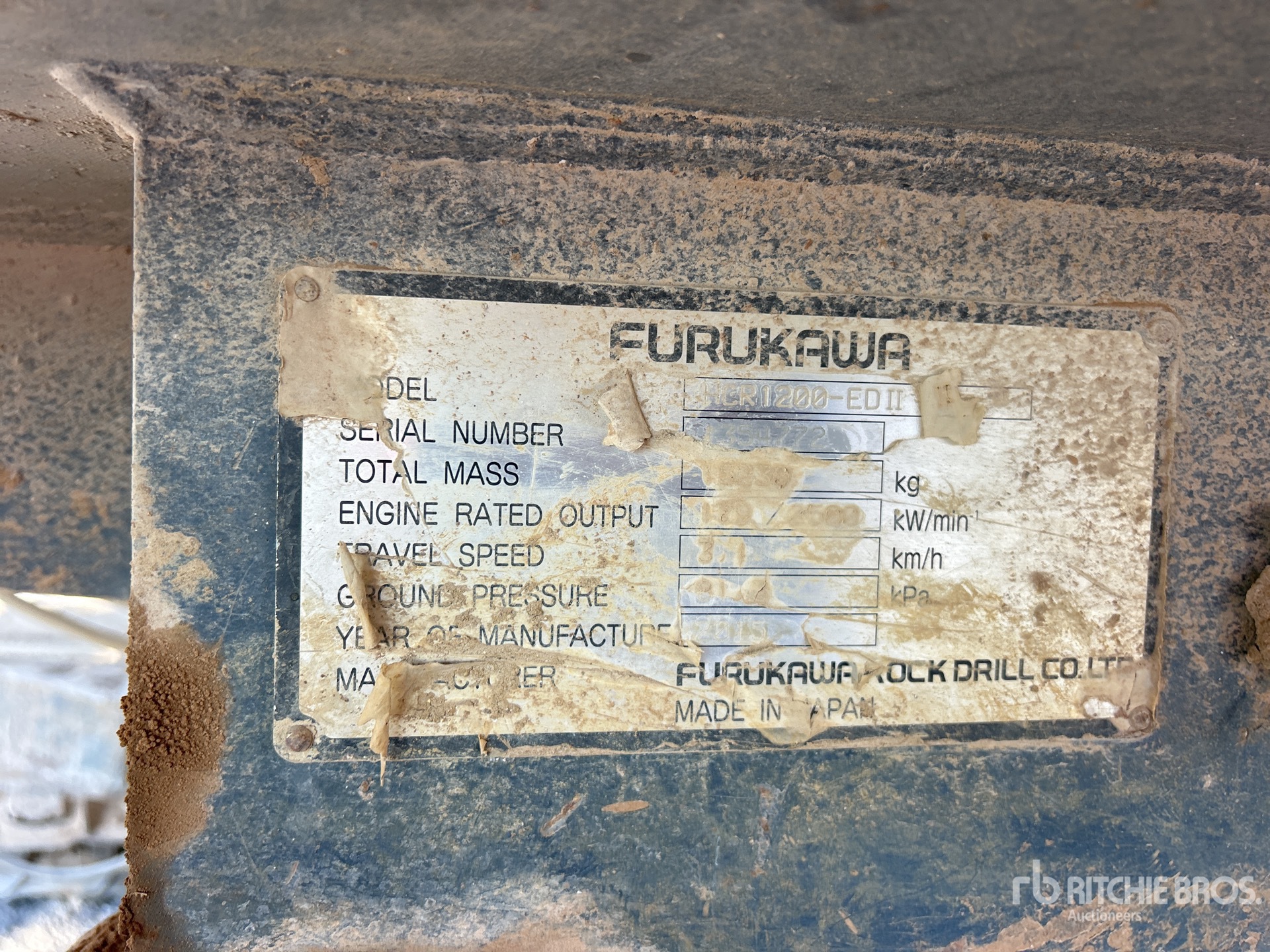 2015 Furukawa HCR1200