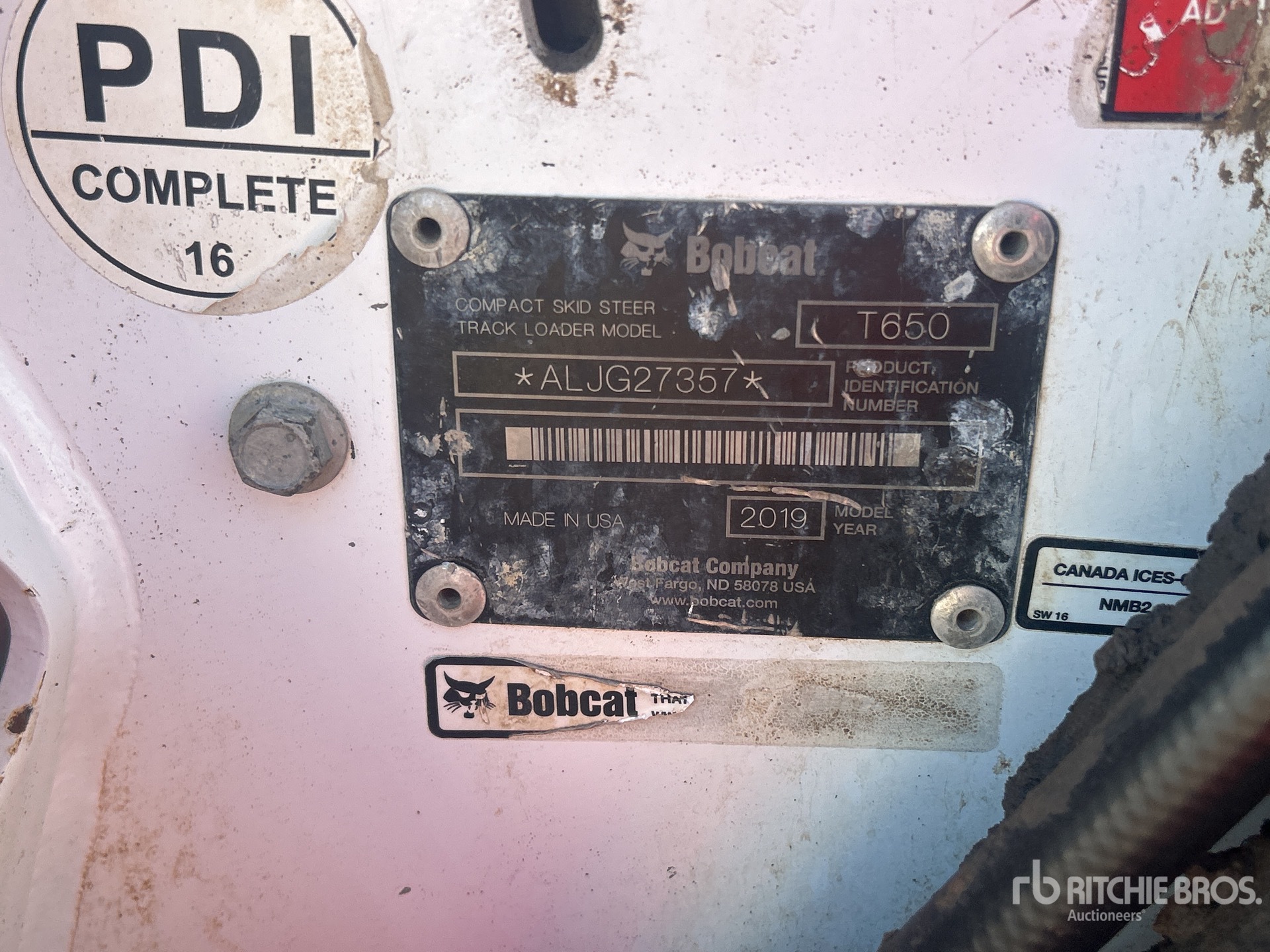 2018 Bobcat T650