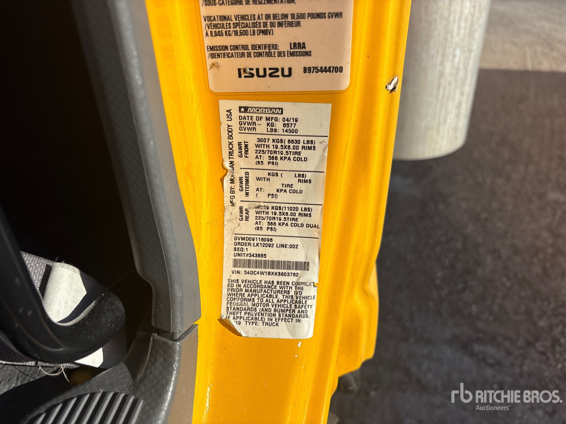2019 Isuzu NPR HD