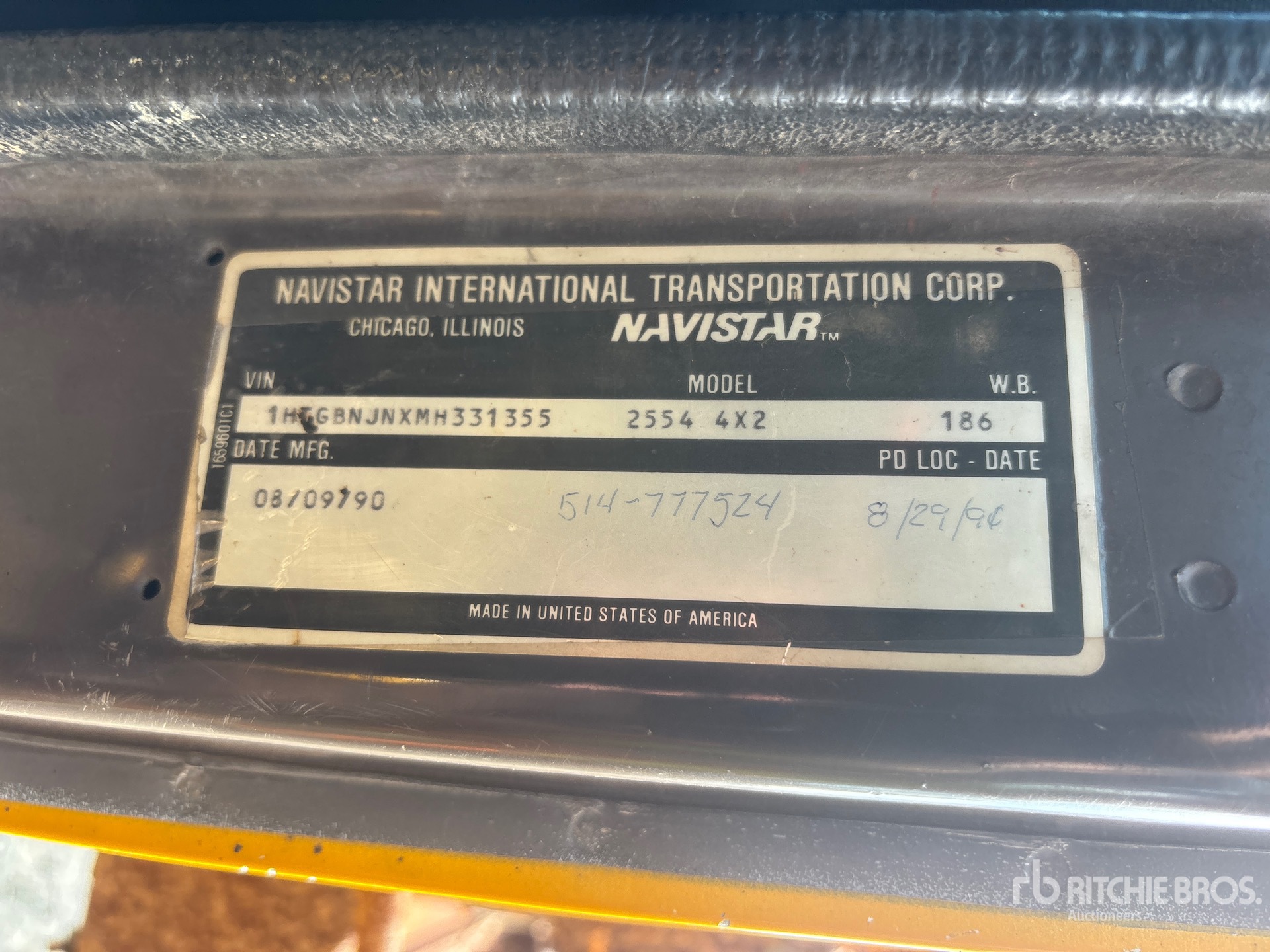 1991 International 2554