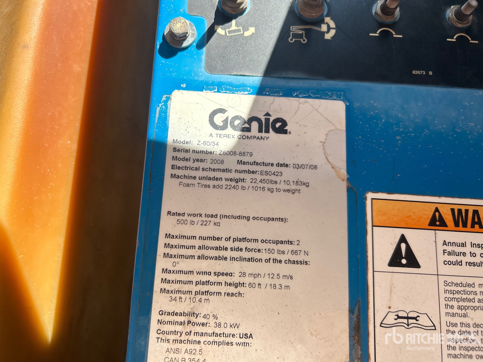Photo of 2008 Genie Z-60/34
