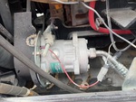 Engine with A/C Compressor