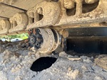 Undercarriage with Right Carrier Rollers