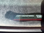 General Appearance with Frame Stamp Serial Number/VIN Photo