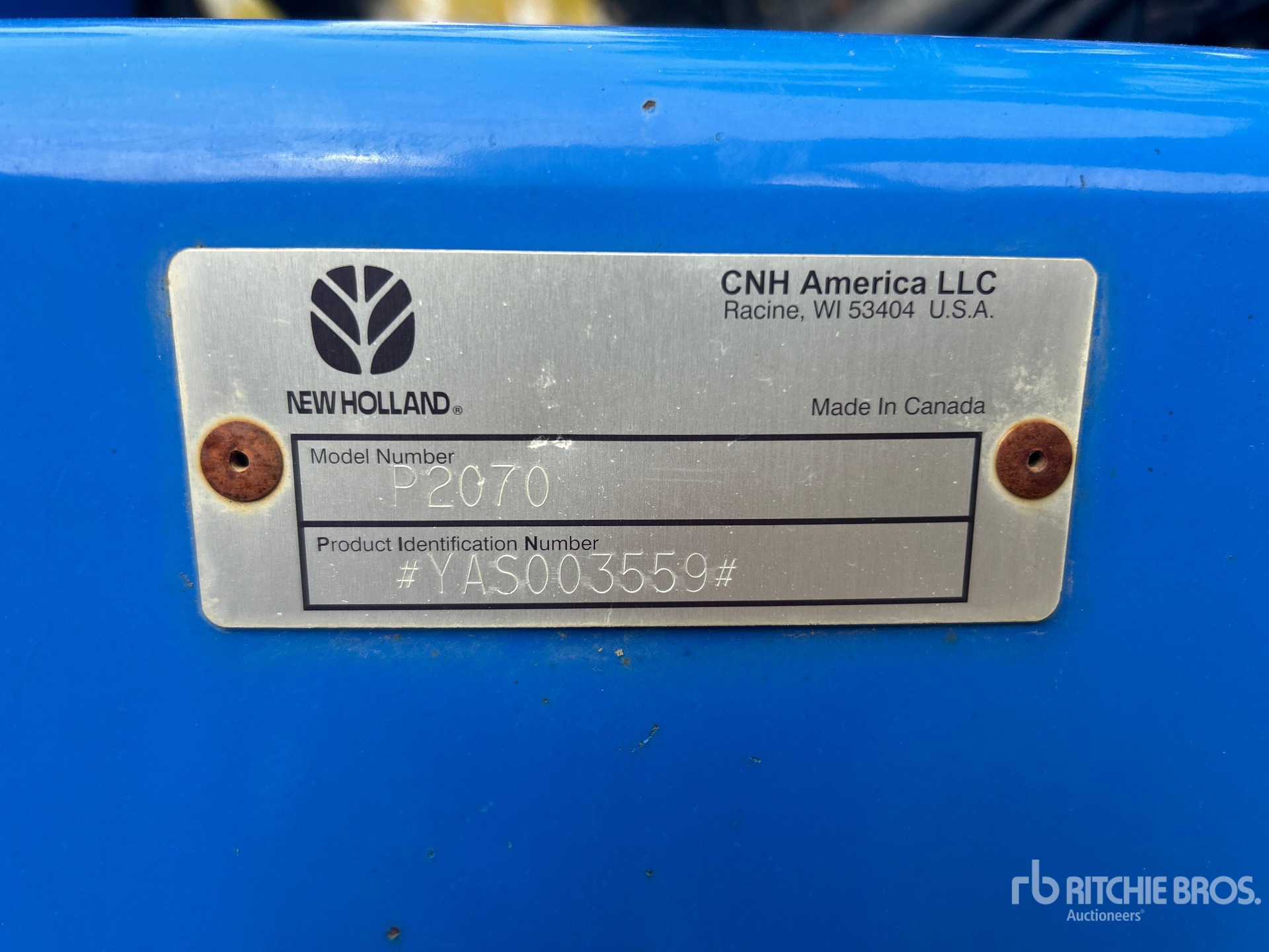 2010 New Holland P2070