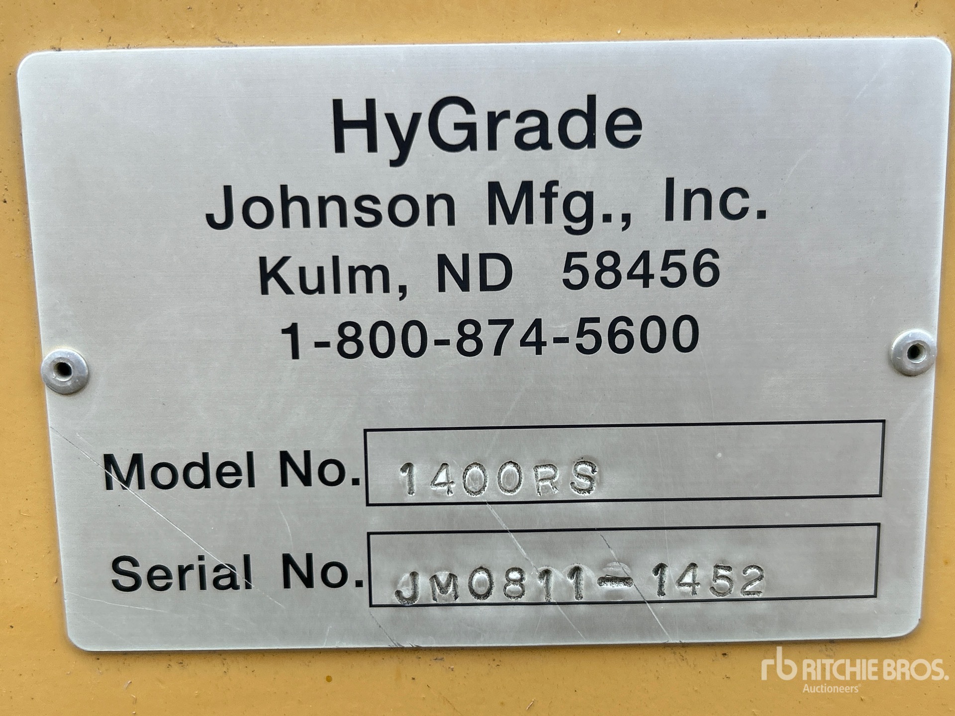 2011 Hy Grade 1400RS