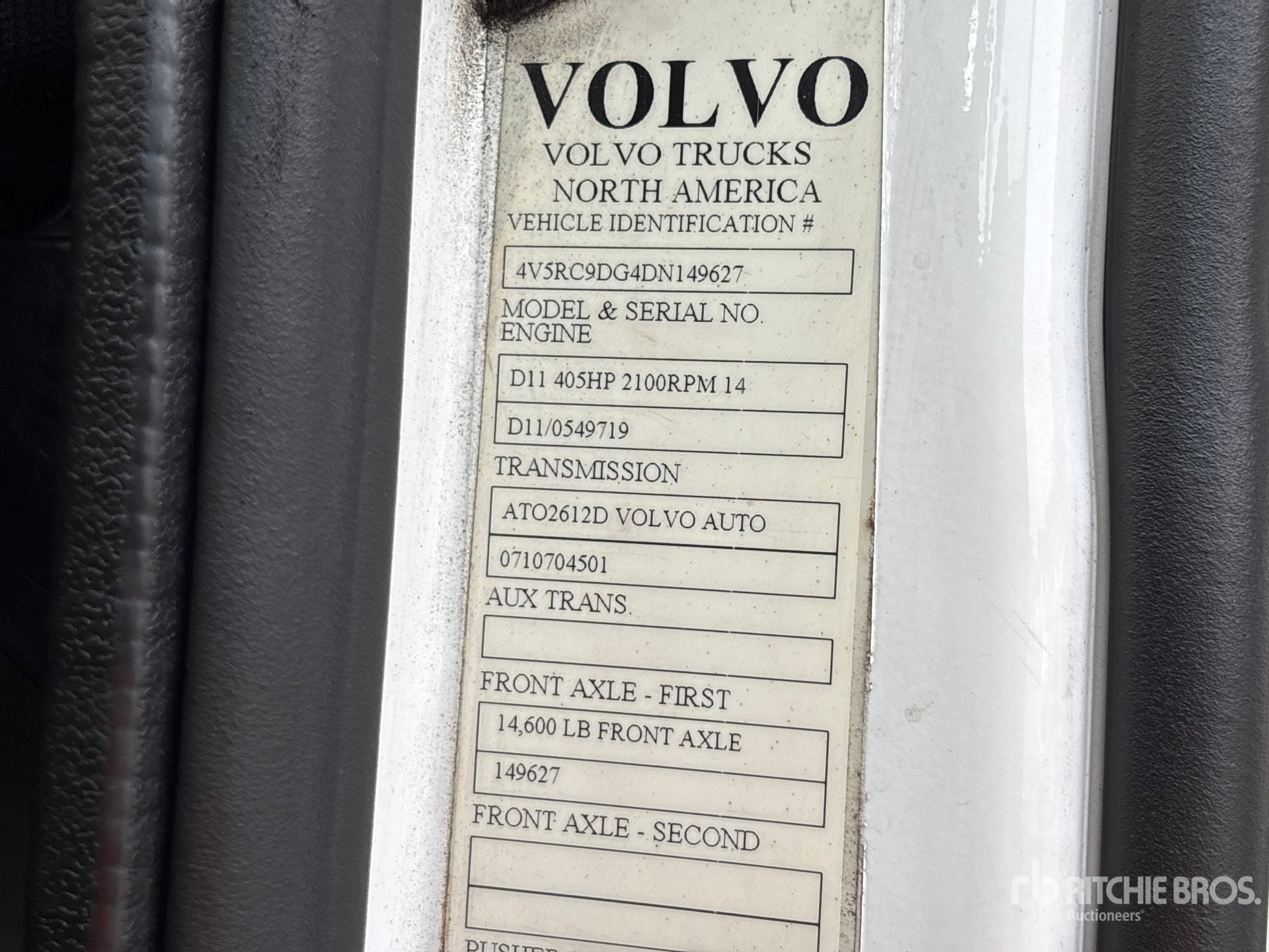 2013 Volvo VAH