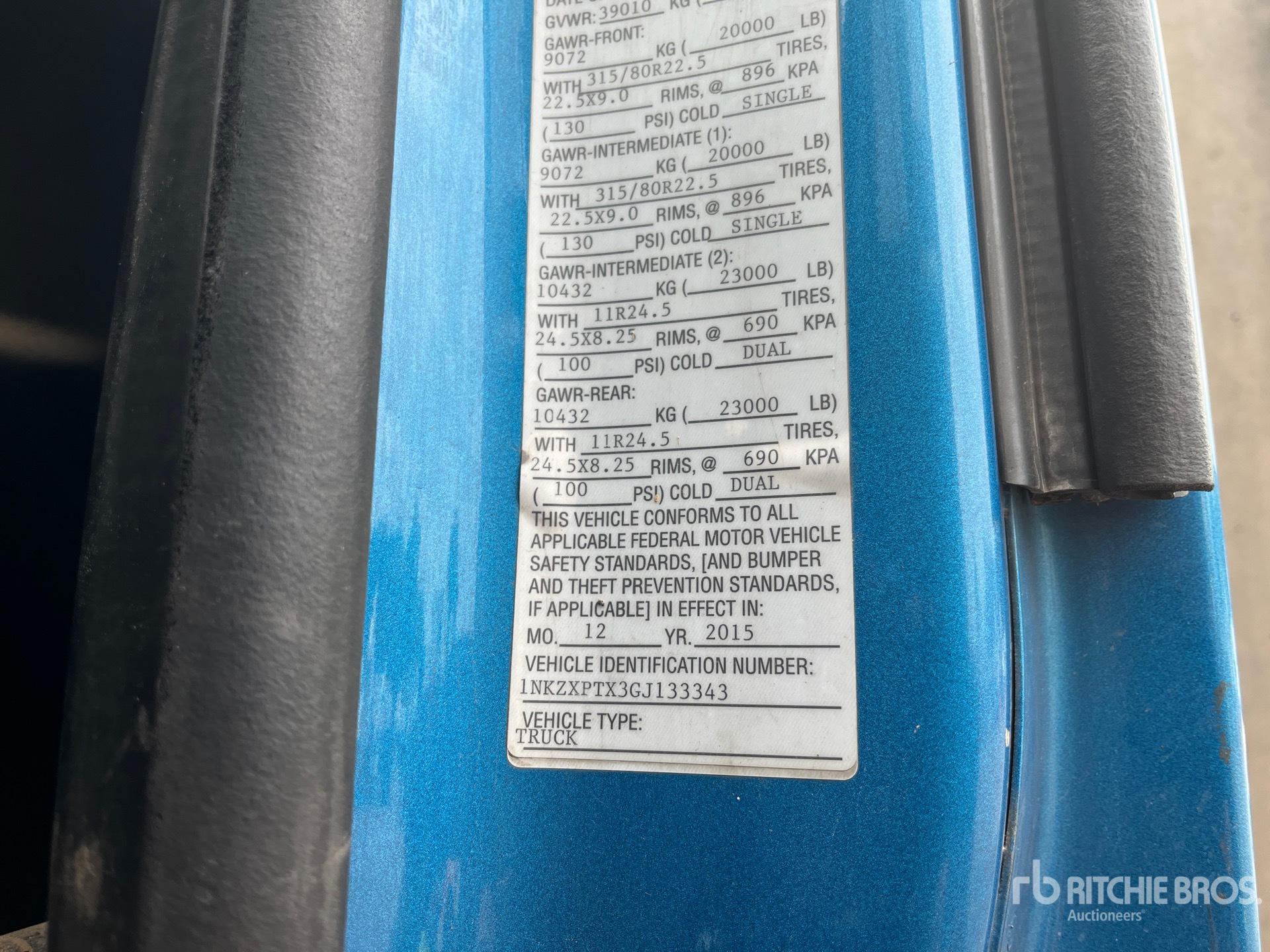 2016 Kenworth T880