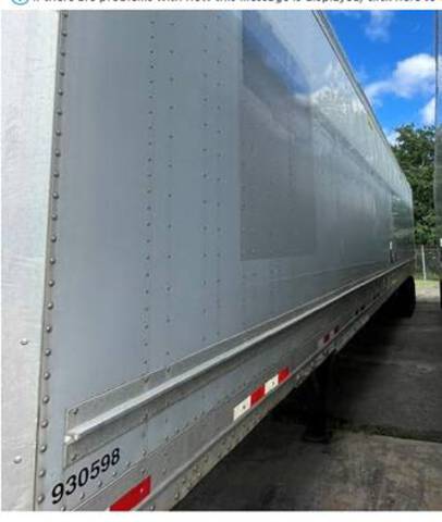 2014 Great Dane T/A Van Trailer