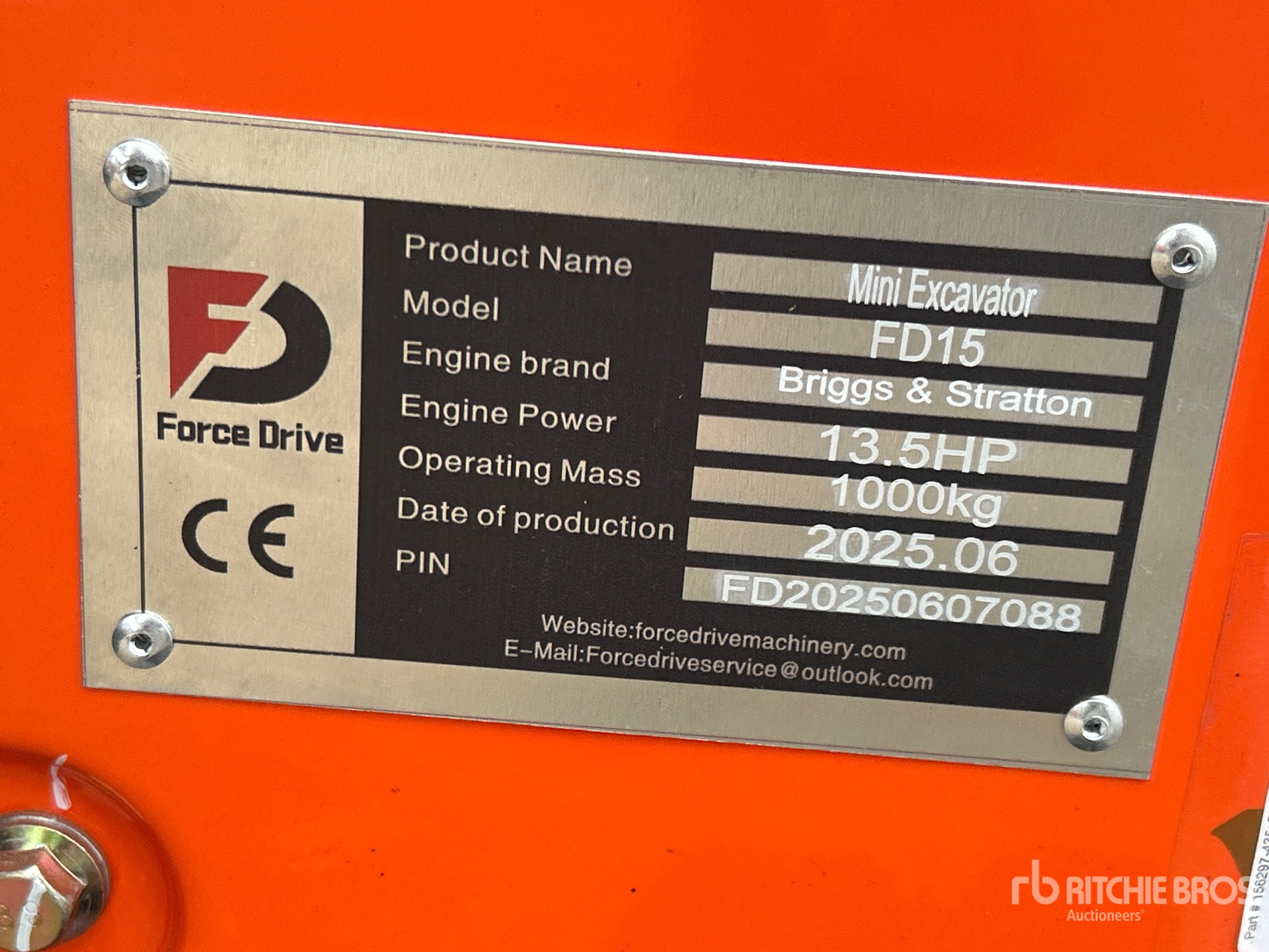 2025 FORCE DRIVE FD15