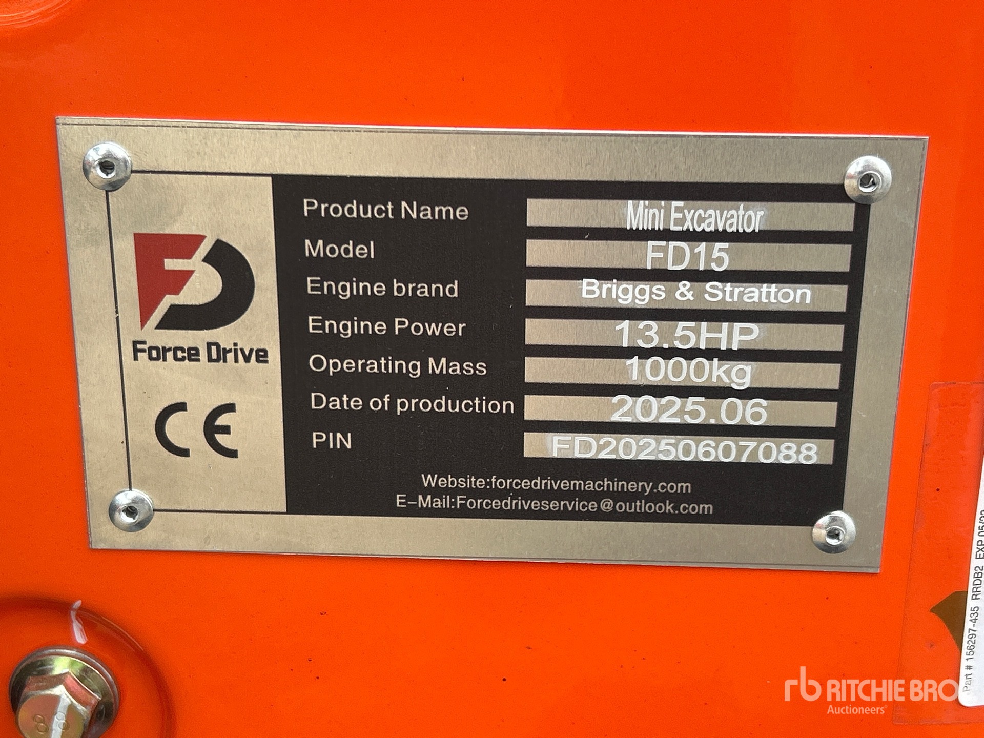 2025 FORCE DRIVE FD15