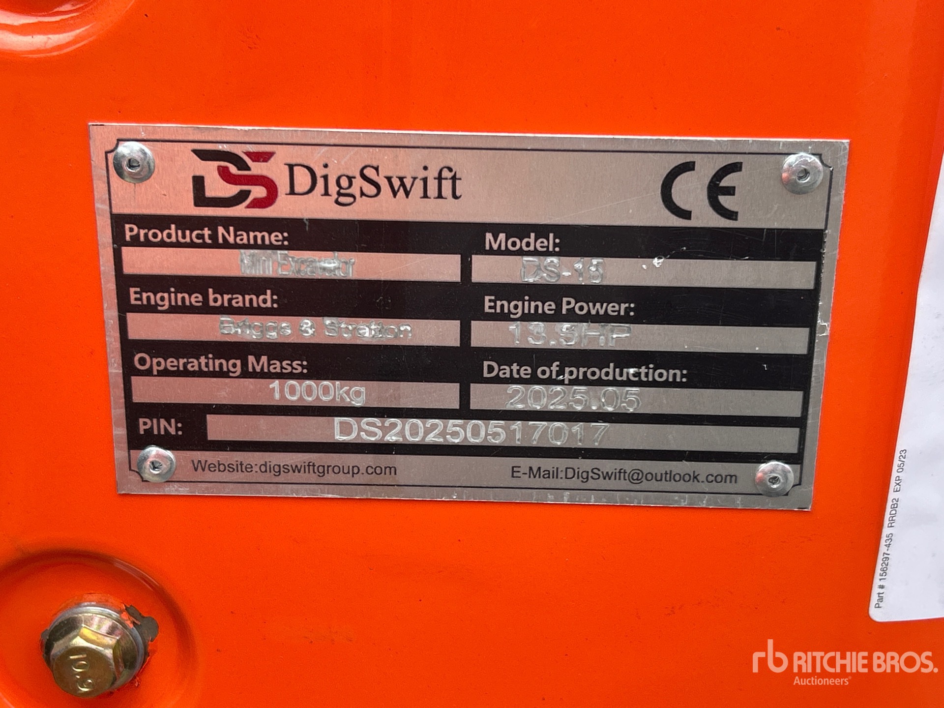 2025 DIG SWIFT DS-15