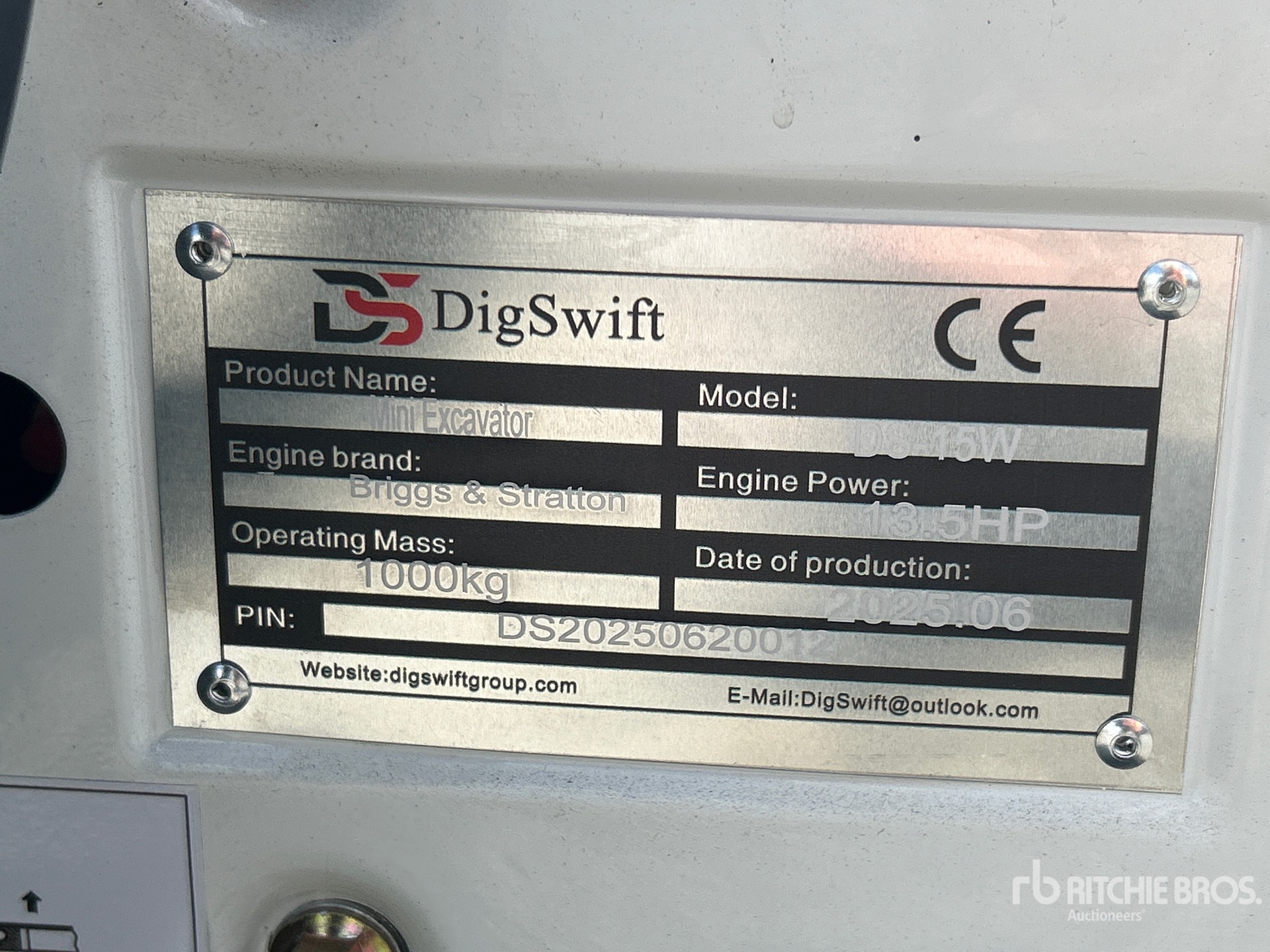 2025 DIG SWIFT DS-15W