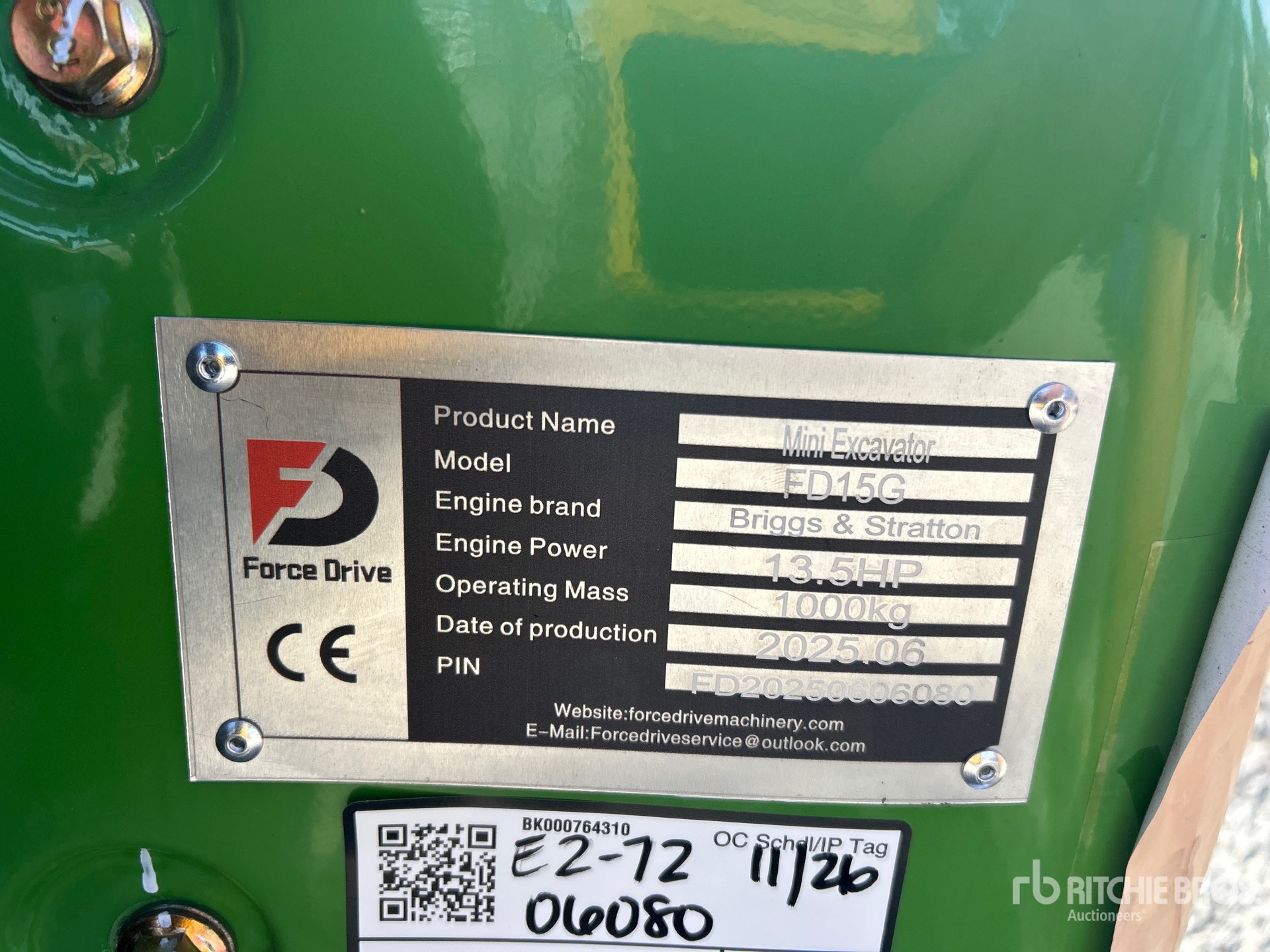 2025 FORCE DRIVE FD15G