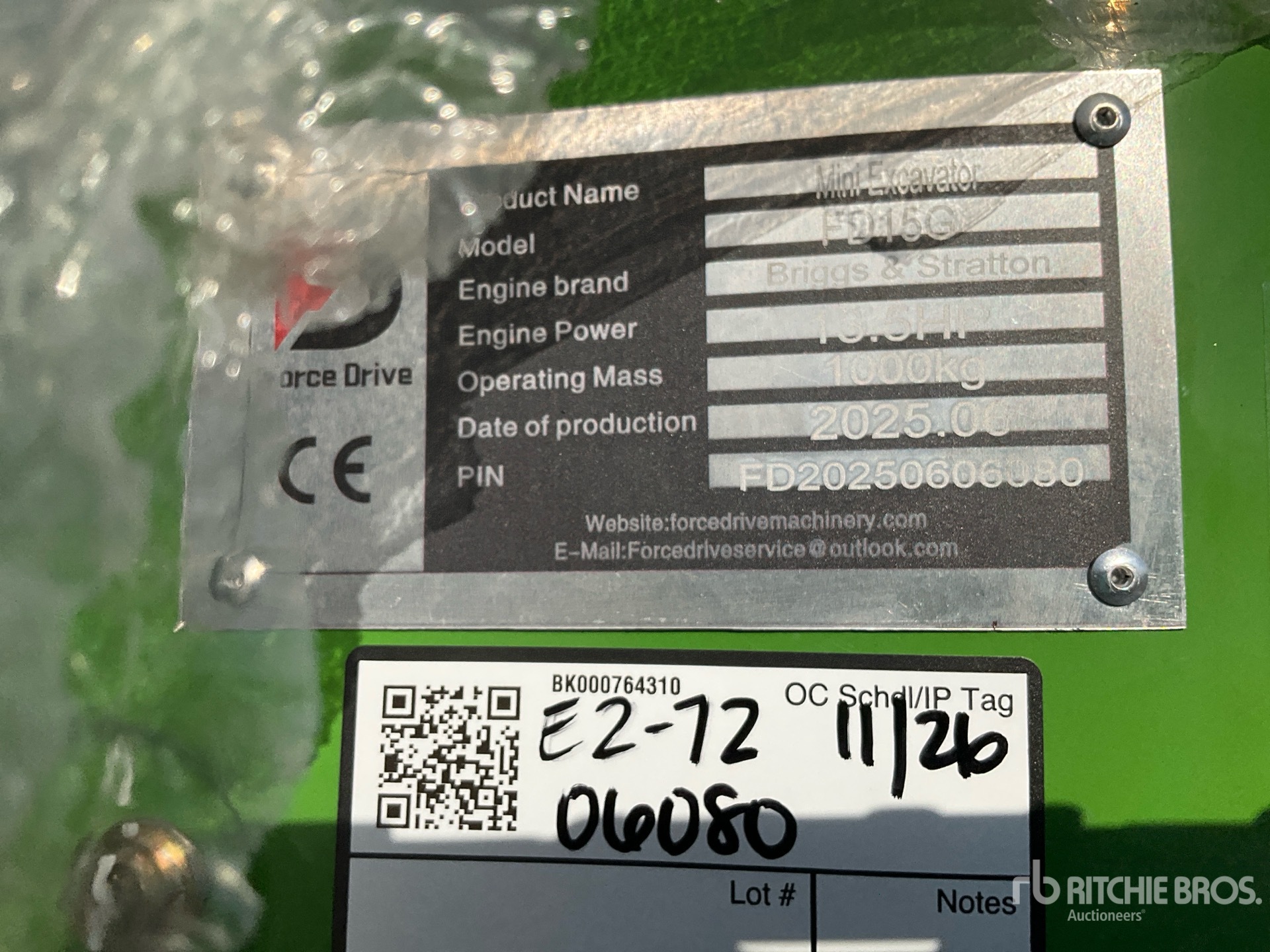 2025 FORCE DRIVE FD15G