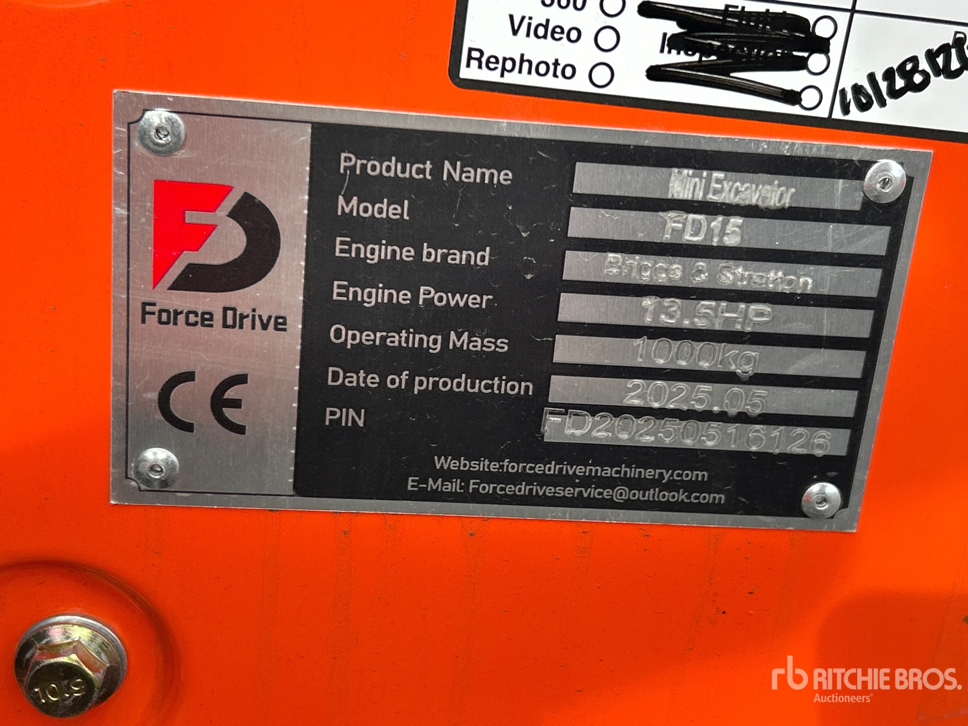 2025 FORCE DRIVE FD15