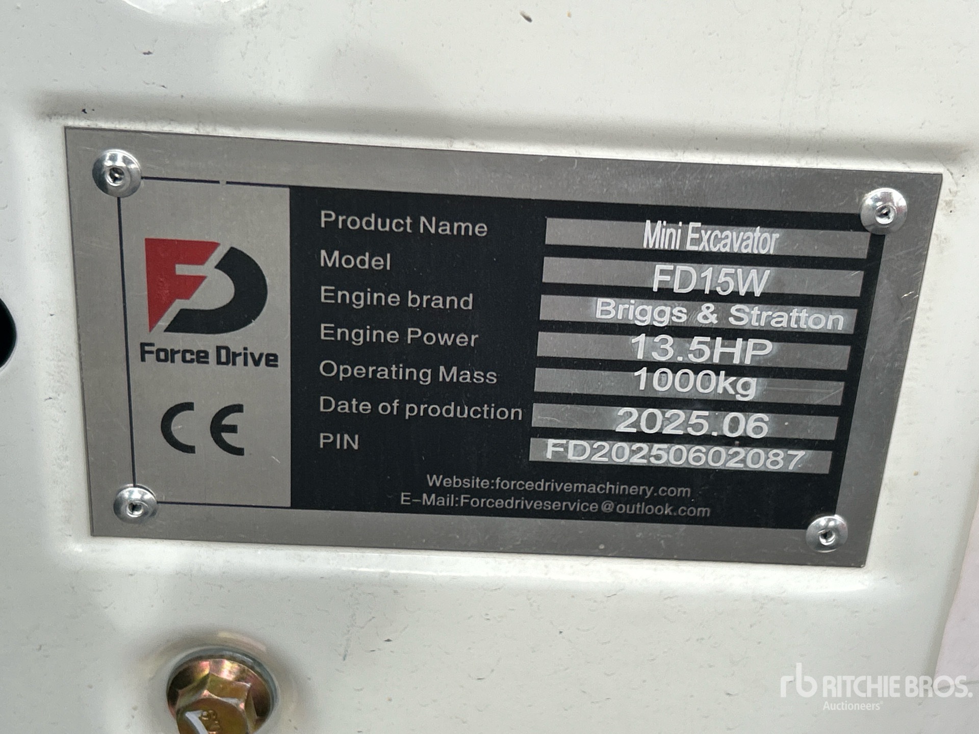 2025 FORCE DRIVE FD15W