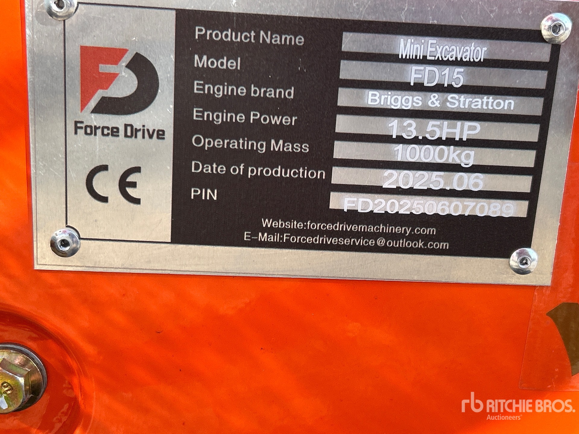 2025 FORCE DRIVE FD15