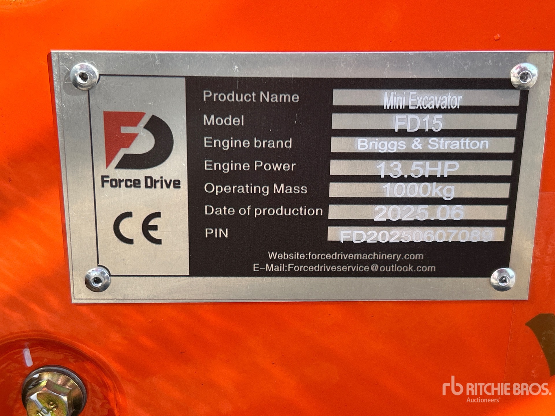 2025 FORCE DRIVE FD15