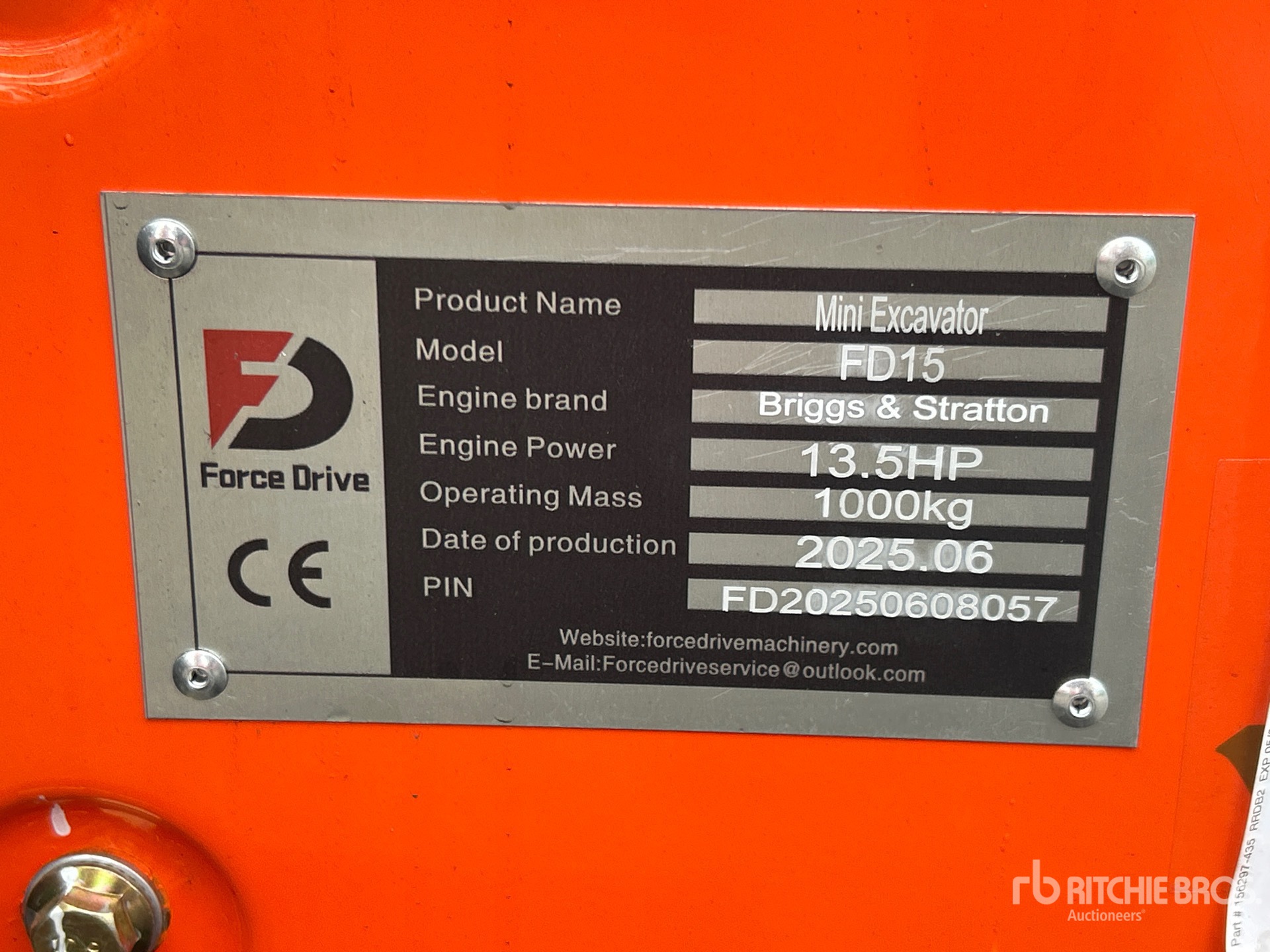 2025 FORCE DRIVE FD15