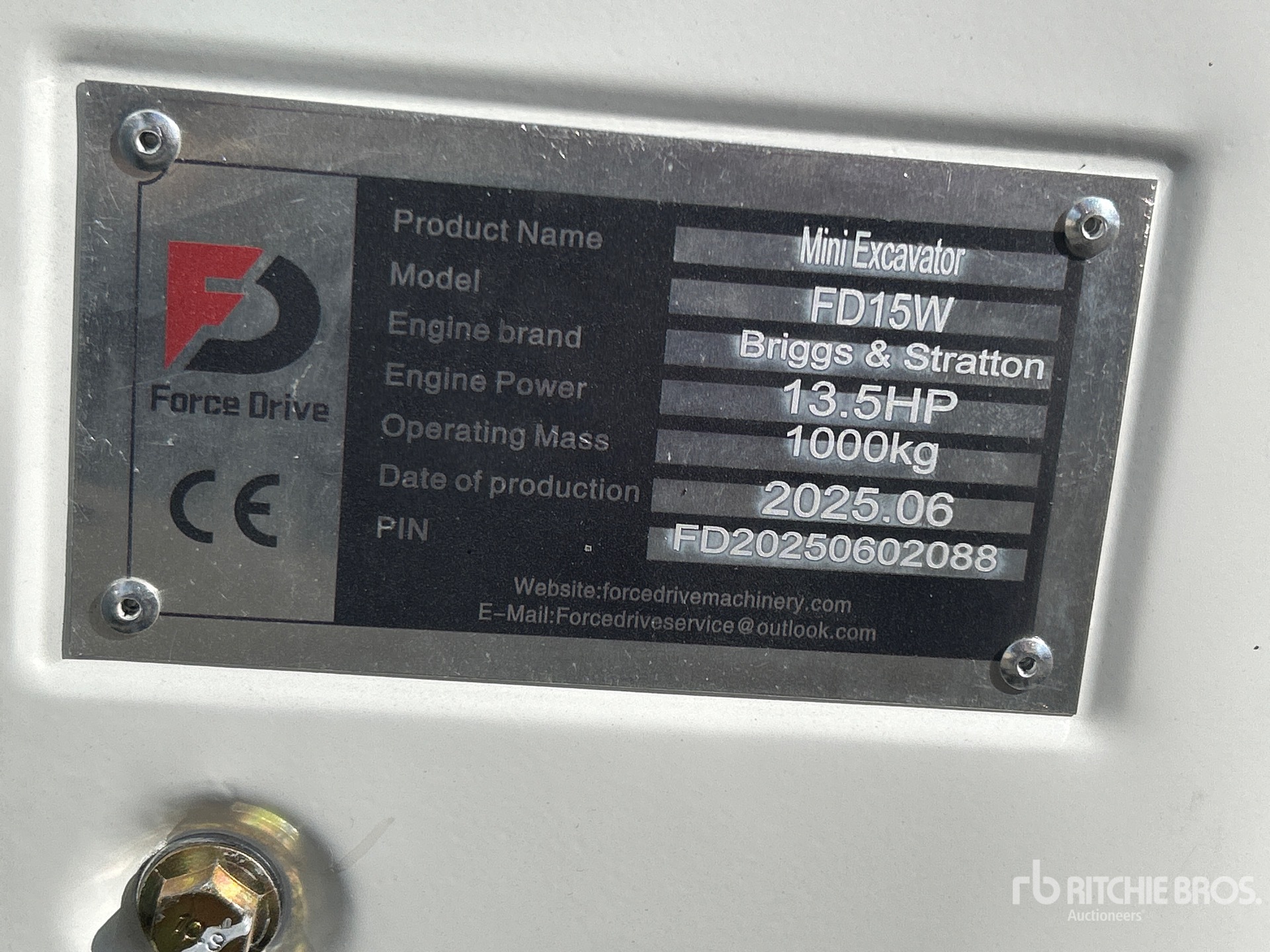 2025 FORCE DRIVE FD15W