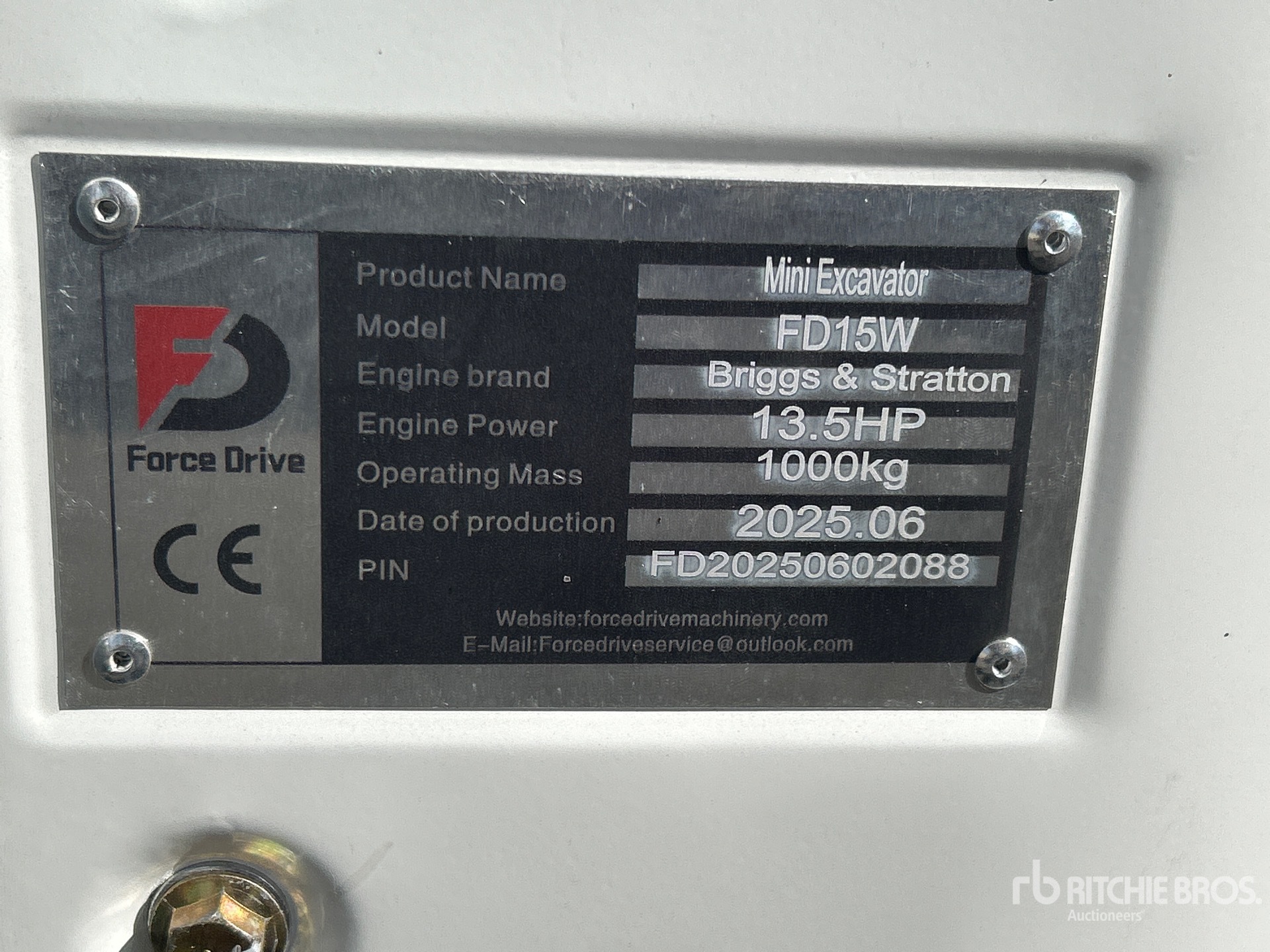 2025 FORCE DRIVE FD15W