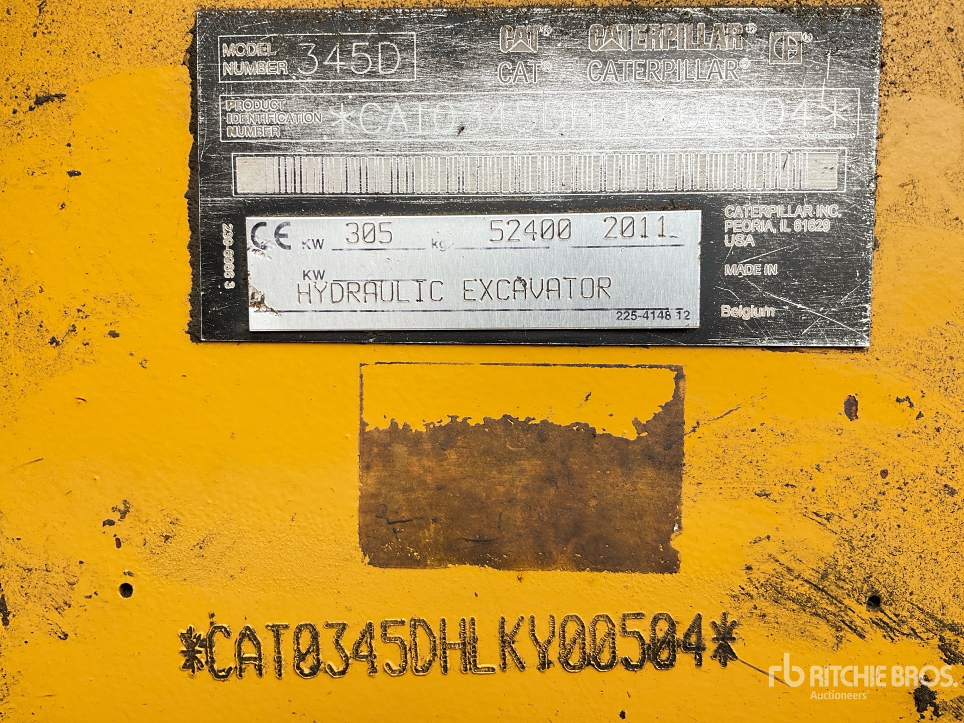 2011 Caterpillar 345D