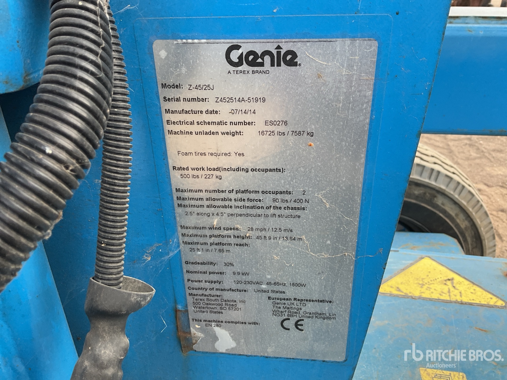 2014 Genie Z45/25J